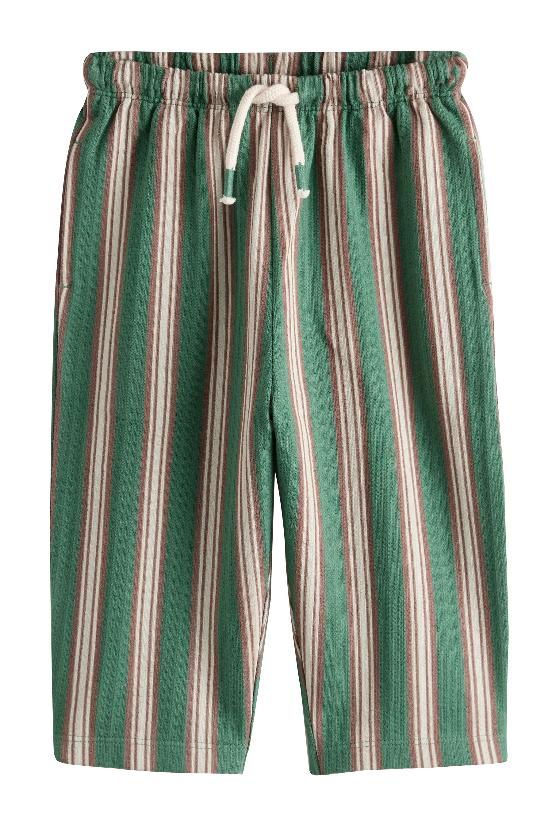 Next Jogginghose Strukturierte Jersey-Jogginghose mit weitem Bein (1-tlg)