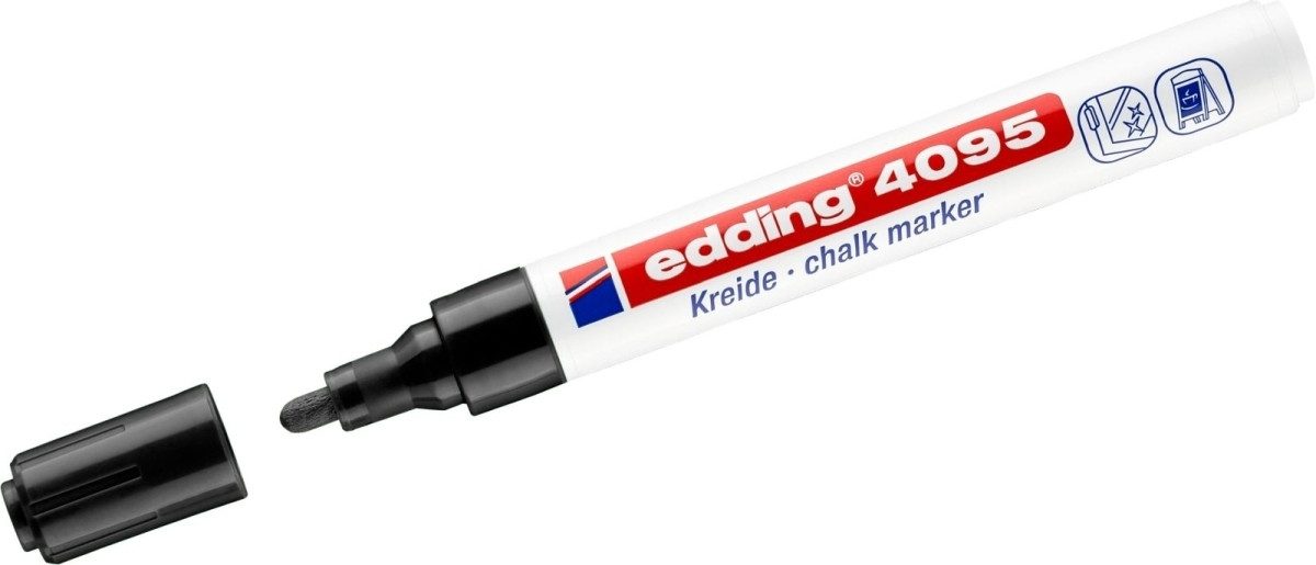 edding Filzstift Kreidemarker edding 4095 2-3mm schwarz