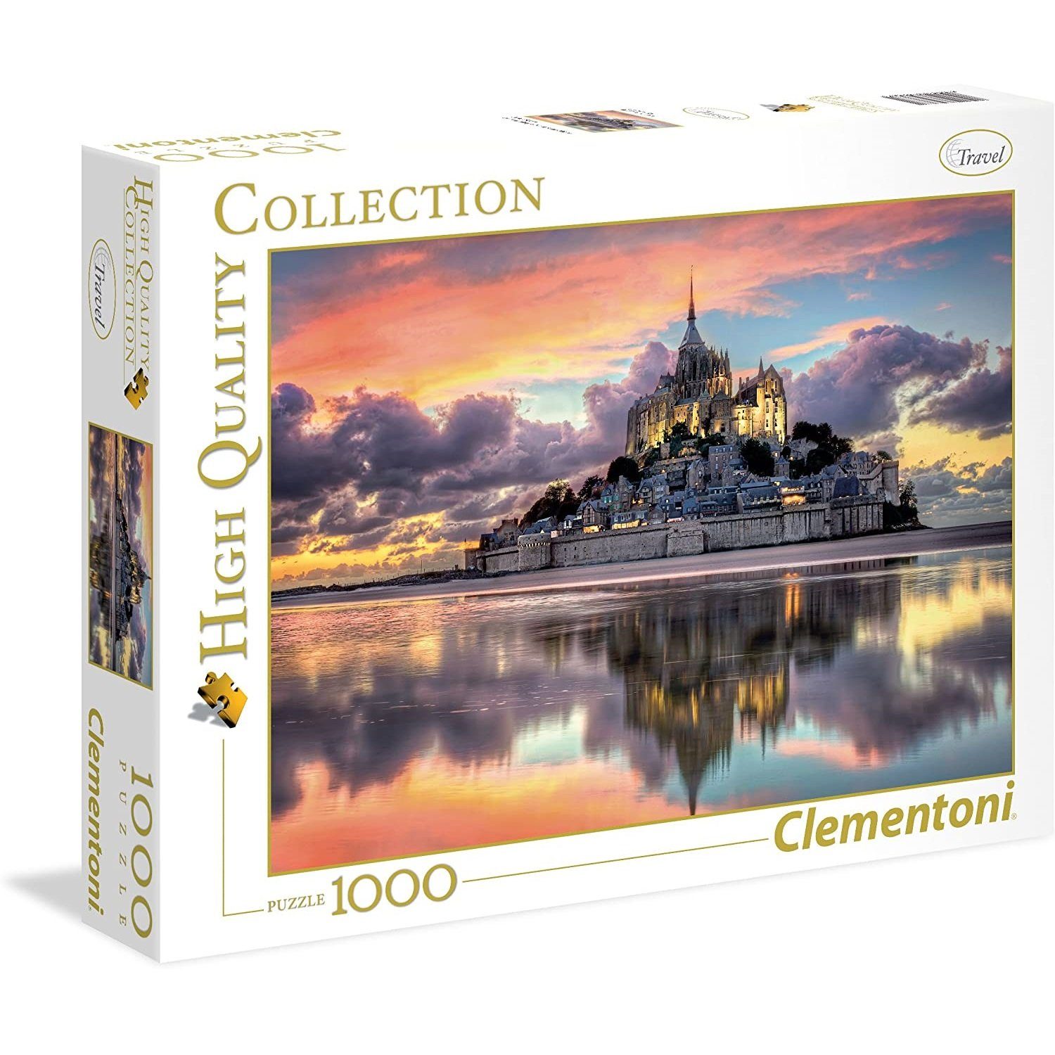 Clementoni® Puzzle Clementoni Saint-Michel, Teile 1000 Mont Puzzle, 1000 - Puzzleteile