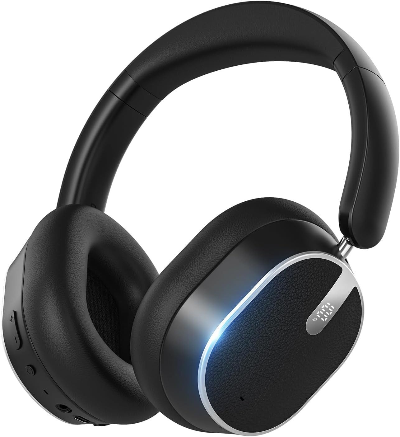 ibettertec Bluetooth 6.0 Kopfhörer mit ANC, 120 Std. Laufzeit & Hi-Res Audio Over-Ear-Kopfhörer (Headset Mit Mikrofon Geräuschunterdrückung, Bluetooth, Over-Ear-Kopfhörer Bluetooth-Kopfhörer aktive Geräuschunterdrückung)