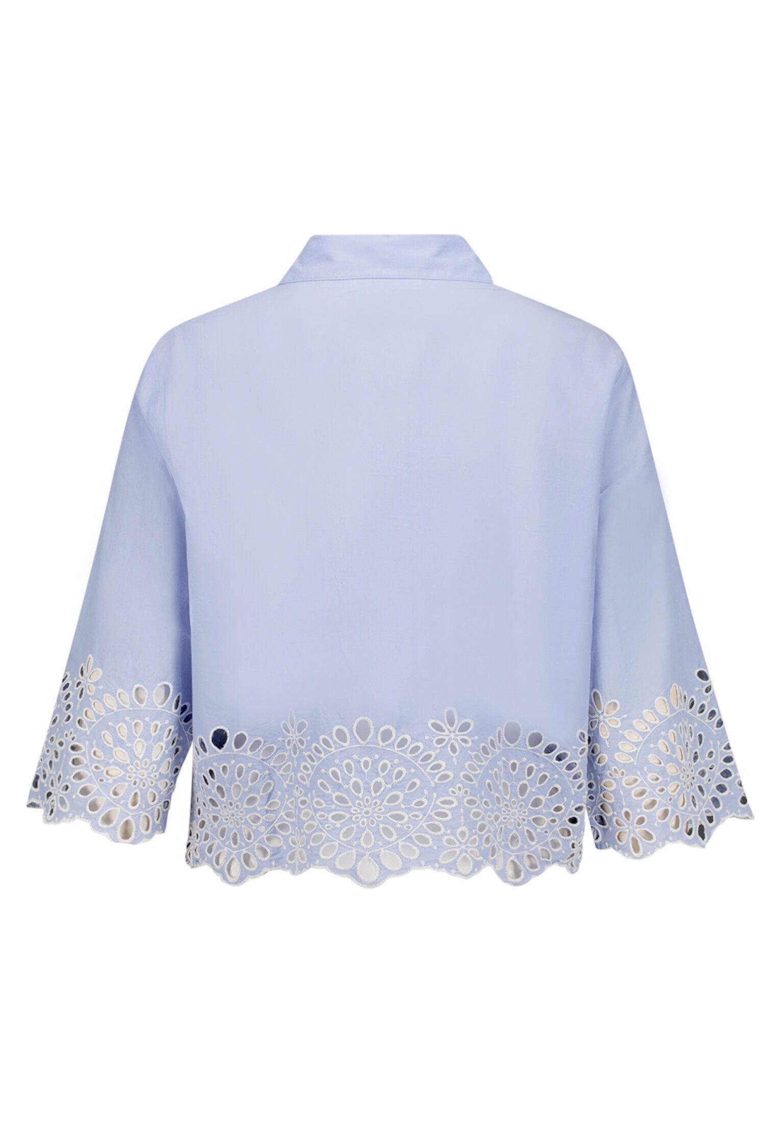 Cartoon Schlupfbluse Damen mit Stickerei