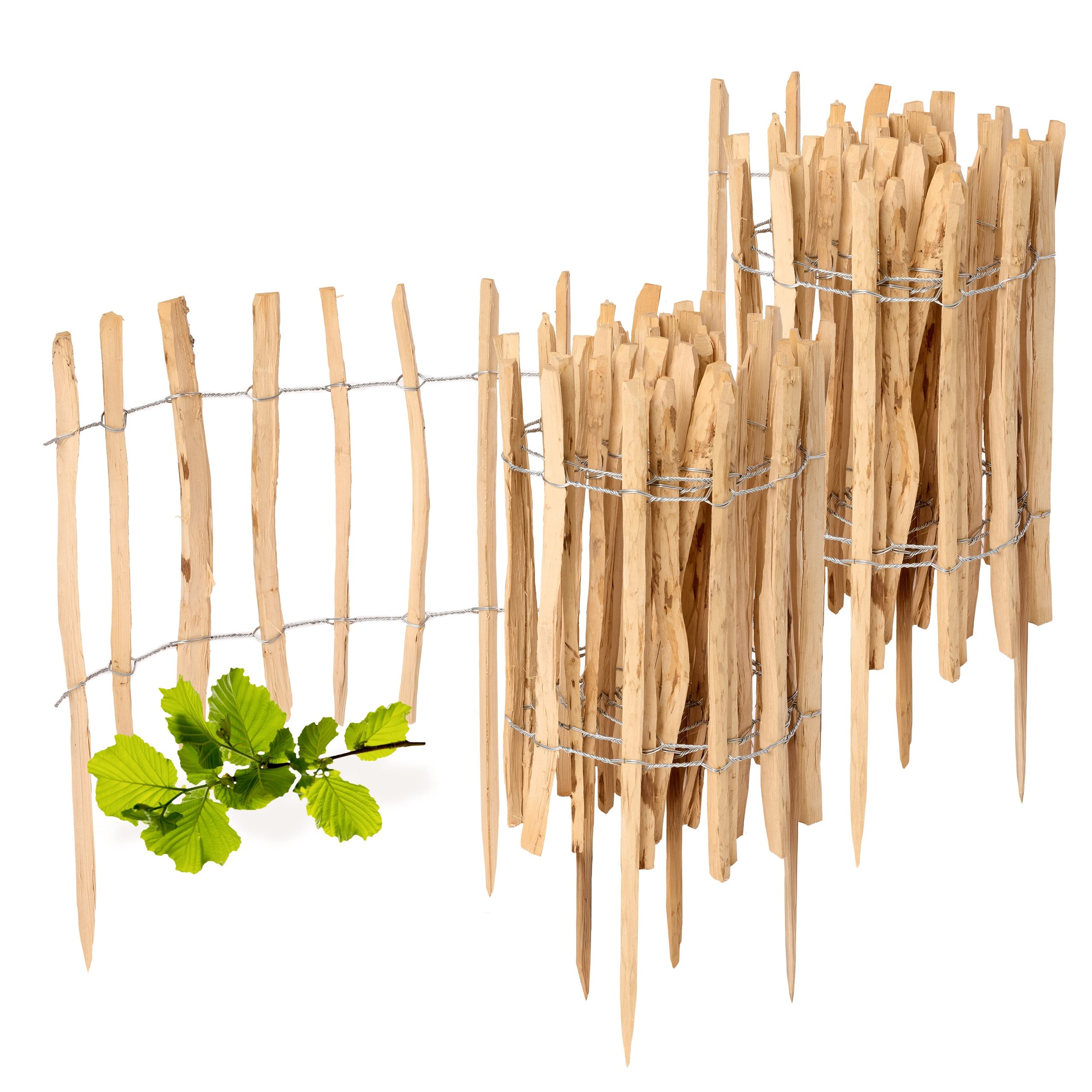 Garronda Zaun Staketenzaun 2 St 60cm günstig online kaufen