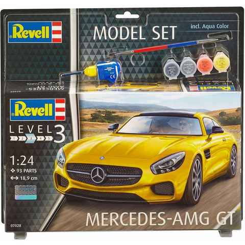Revell® Modellbausatz Model Set, Mercedes-AMG GT, Maßstab 1:24, (Set), Made in Europe