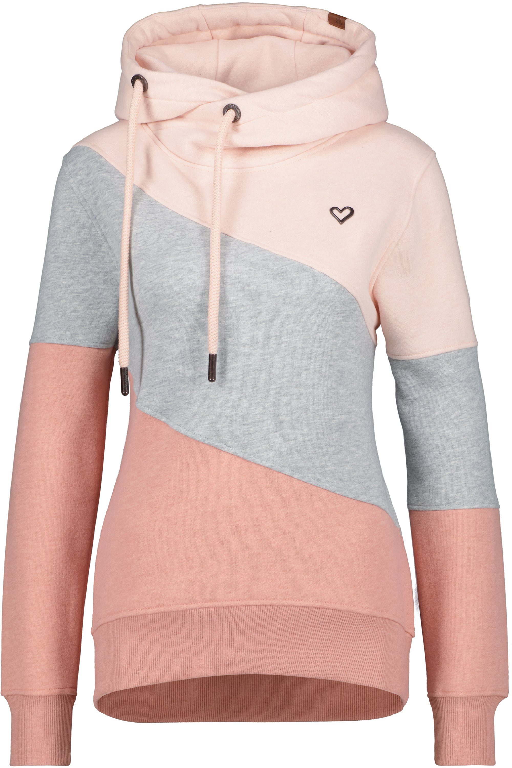 Kickin StacyAK Kapuzensweatshirt Kapuzensweatshirt, A mahagonium Sweatshirt Damen Alife & Sweat melange