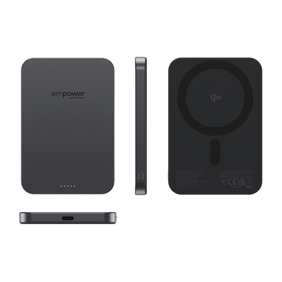 empower by PanzerGlass empower Bank 5000 mAh Powerbank empower Bank 5000mAh Space Black