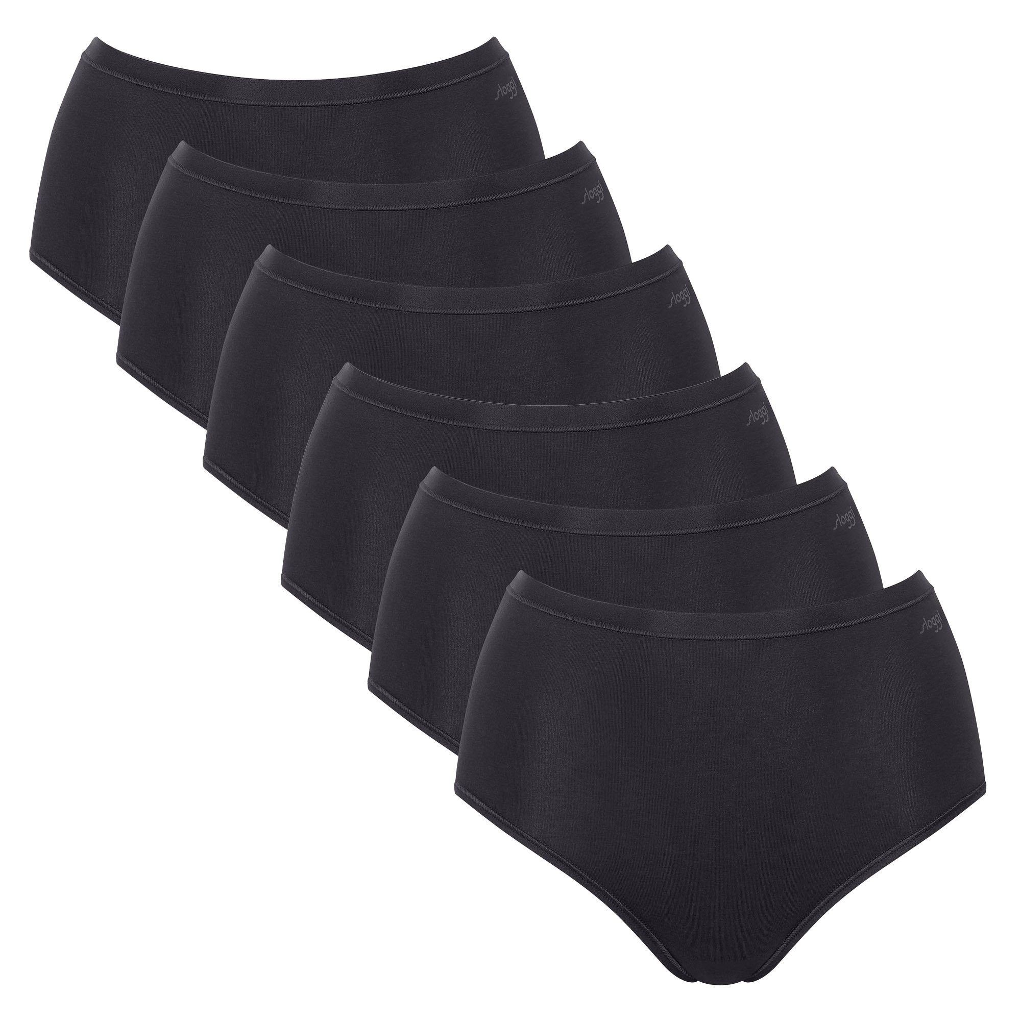 Slip Damen Slip 6er Pack Baumwolle