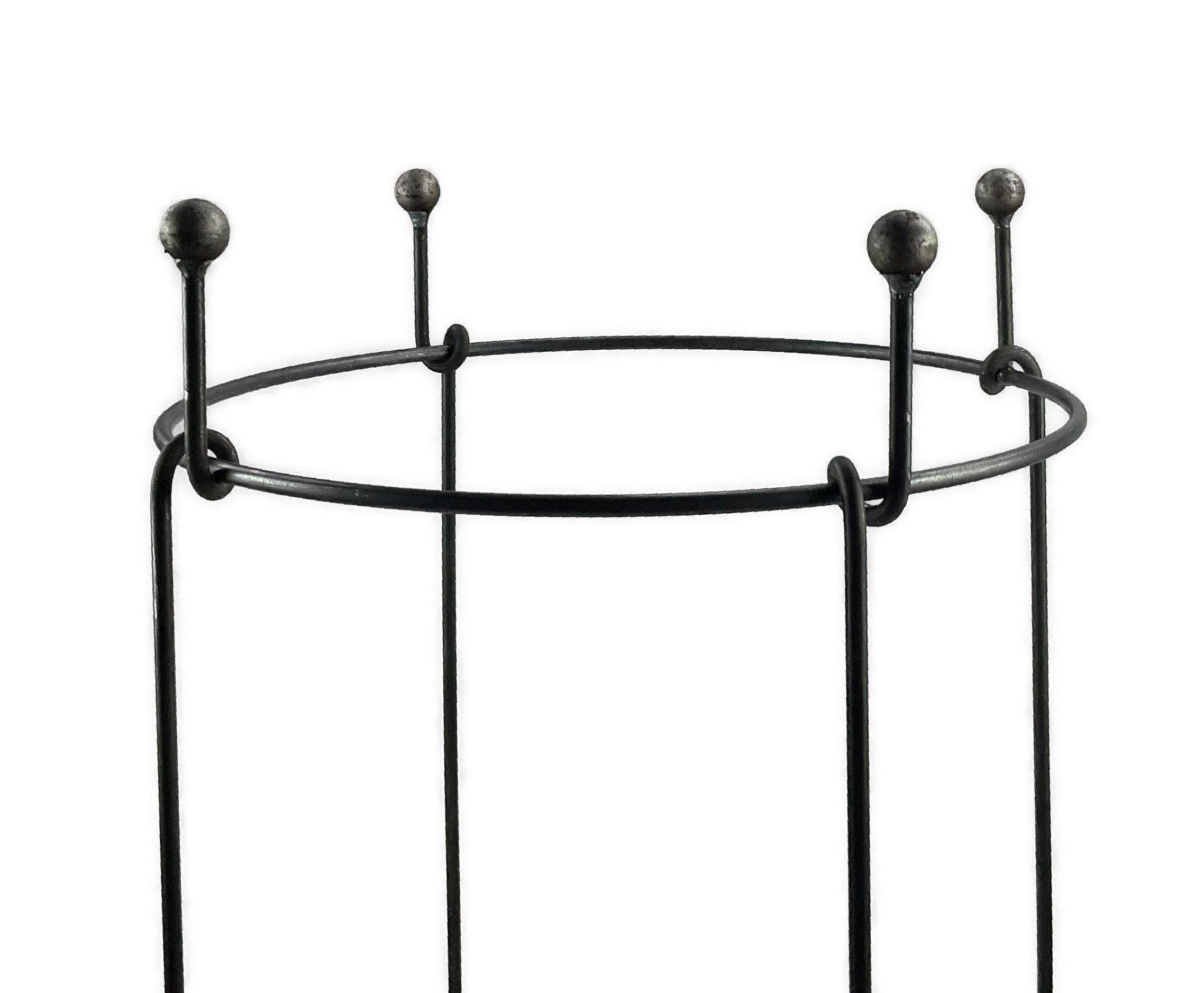 Hirsch Terracotta Rankgitter Staudenhalter KUGEL rund Ø 30 cm Höhe 90 cm, 1 günstig online kaufen