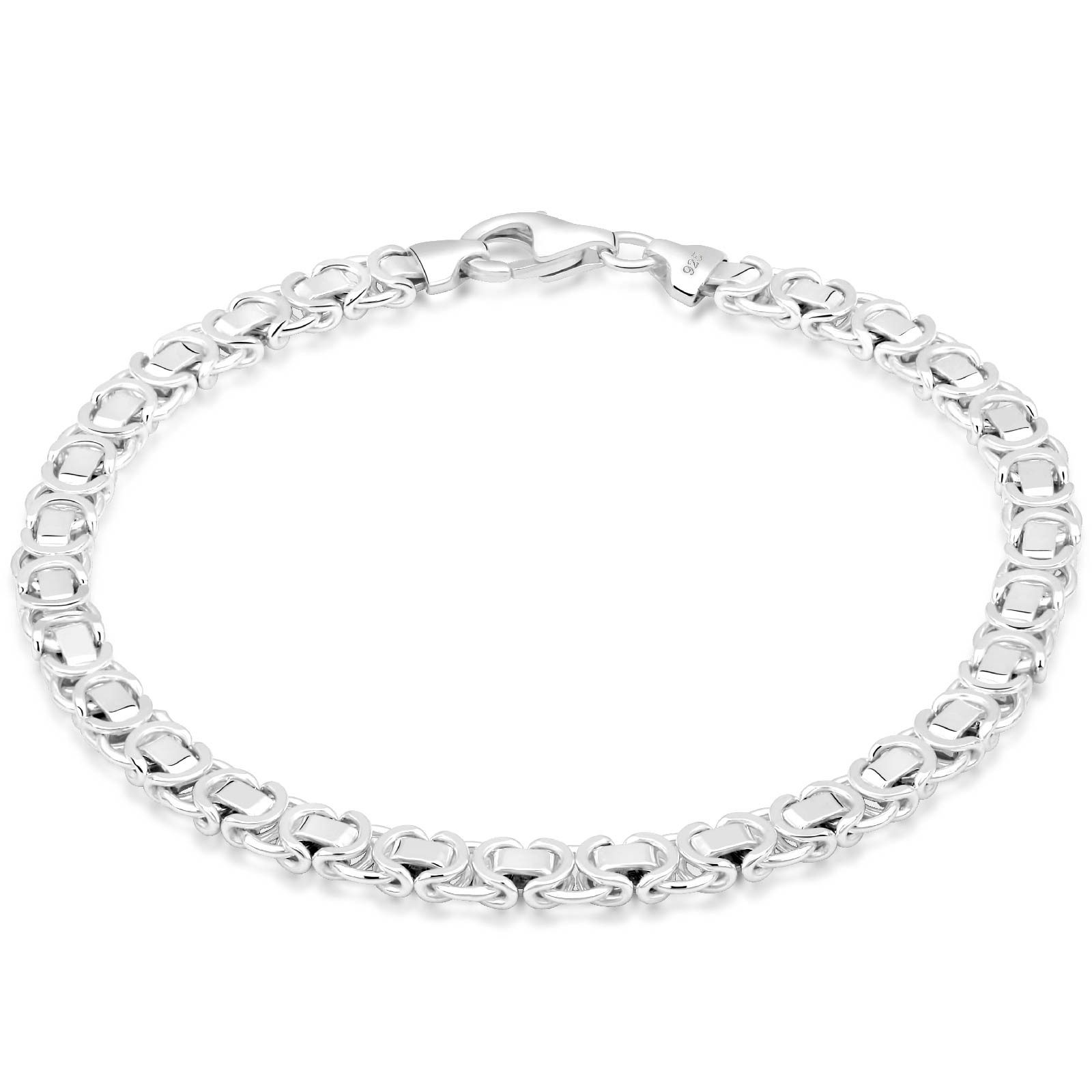 Tony Fein Silberarmband Königsarmband Etrusker 5mm 925er Silber Massiv Hoch günstig online kaufen