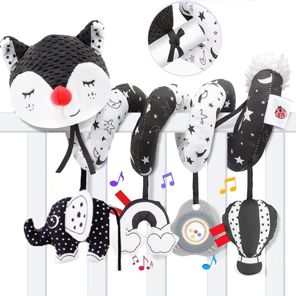 CLTYQ Greifspielzeug Activity Spirale Spielzeug mit Musik,Hängen Plüsch Kon günstig online kaufen
