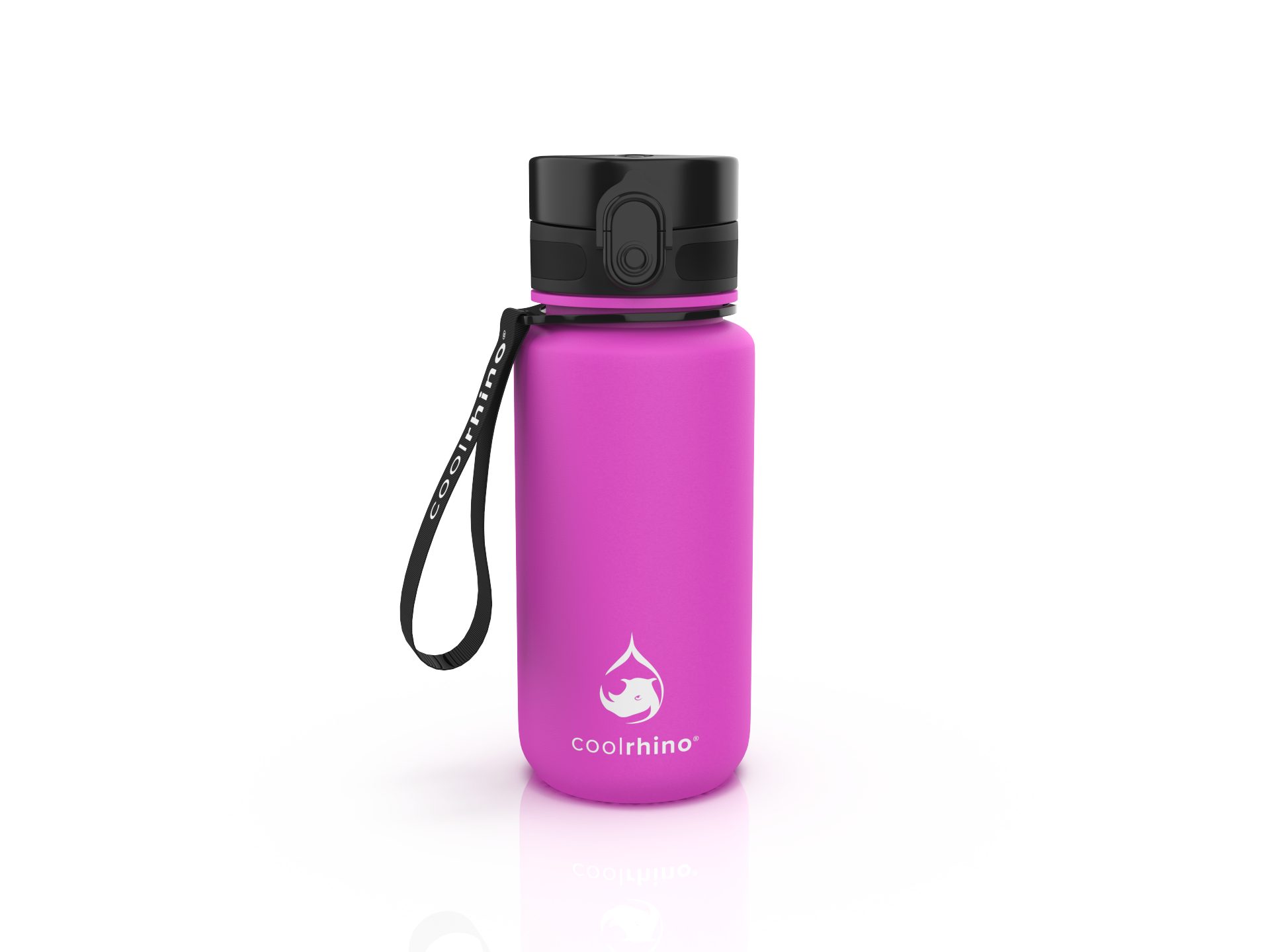 coolrhino Trinkflasche rhinoSport Tritan Sportflasche 350 ml, 650 ml, 1 liter, 1,5 l, Wasserflasche auslaufsicher für Sport, Outdoor, Schule und Fahrrad