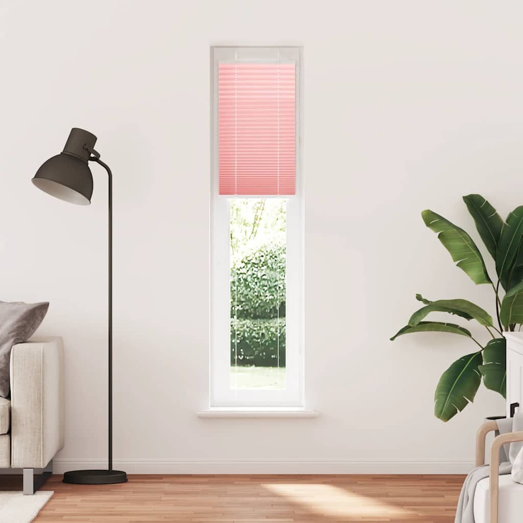 vidaXL Jalousie 50 x 200 cm Plissee Rosa 50x200 cm Stoffbreite 49,4 cm Polyester