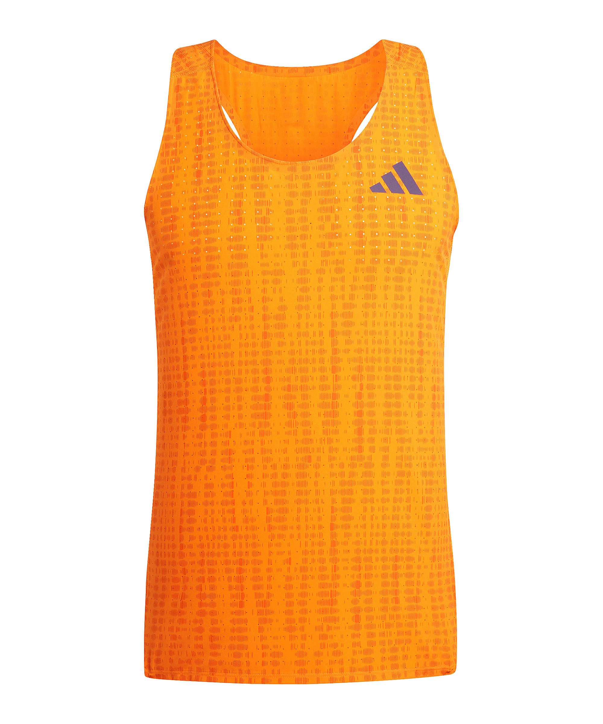 adidas Performance T-Shirt adidas Performance Adizero Running Singlet T-Shirt Polyester
