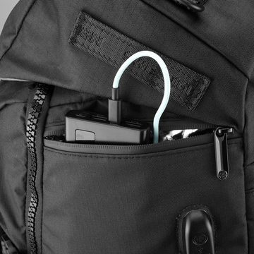 Swissdigital Design Rucksack, USB-Schnittstelle