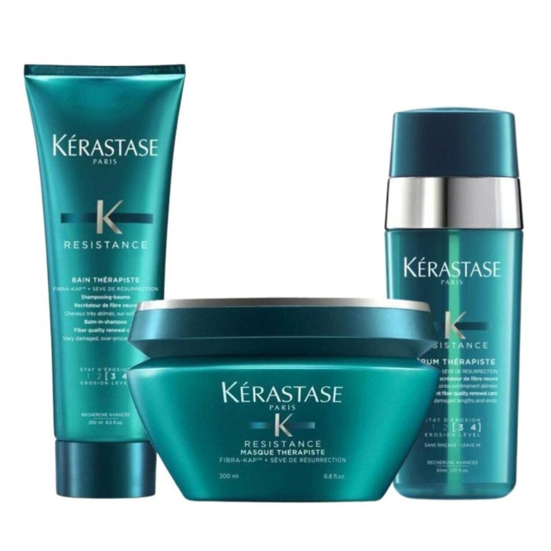 Kérastase Haarpflege-Set Kérastase Résistance Thérapiste Set Shampoo Maske Serum Repair, 3-tlg., reichhaltig