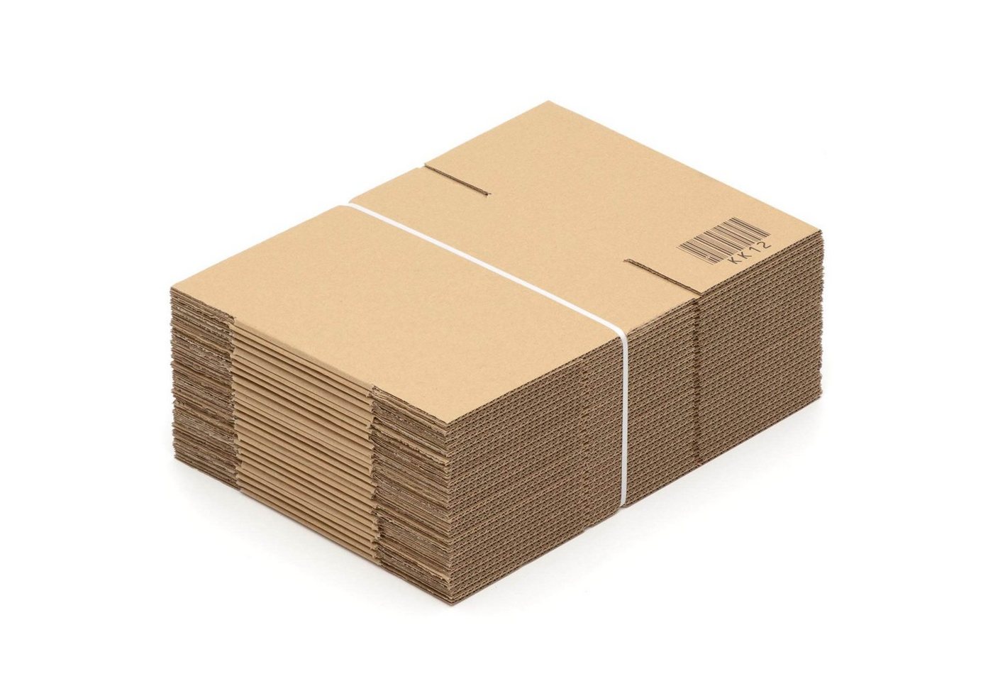 Thumbnail - KK Verpackungen Versandkarton, Faltkartons 240 x 130 x 130 mm Postversand Warenversands