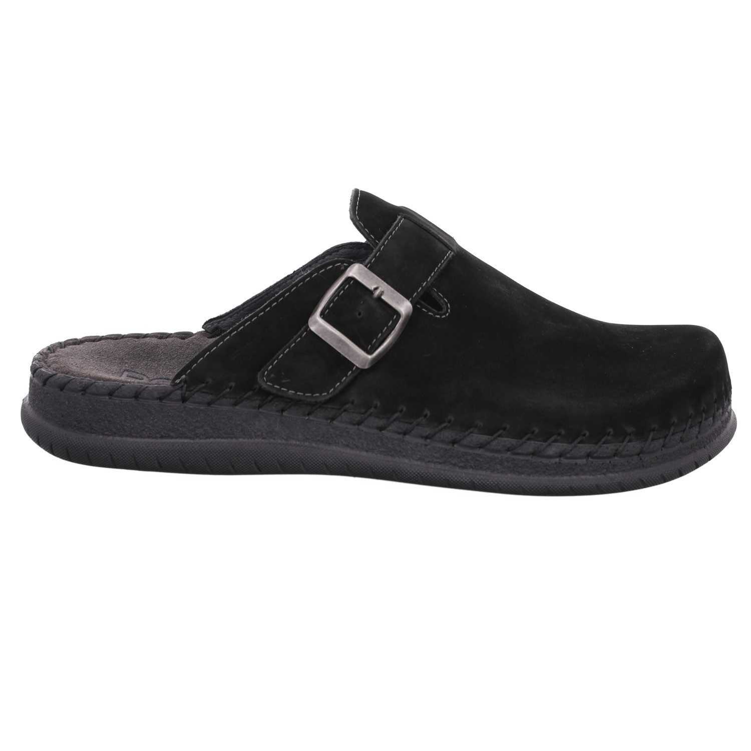 Rohde ALASSIO Clog Hausschuh, Sommerschuh mit aufwändiger Ziernaht