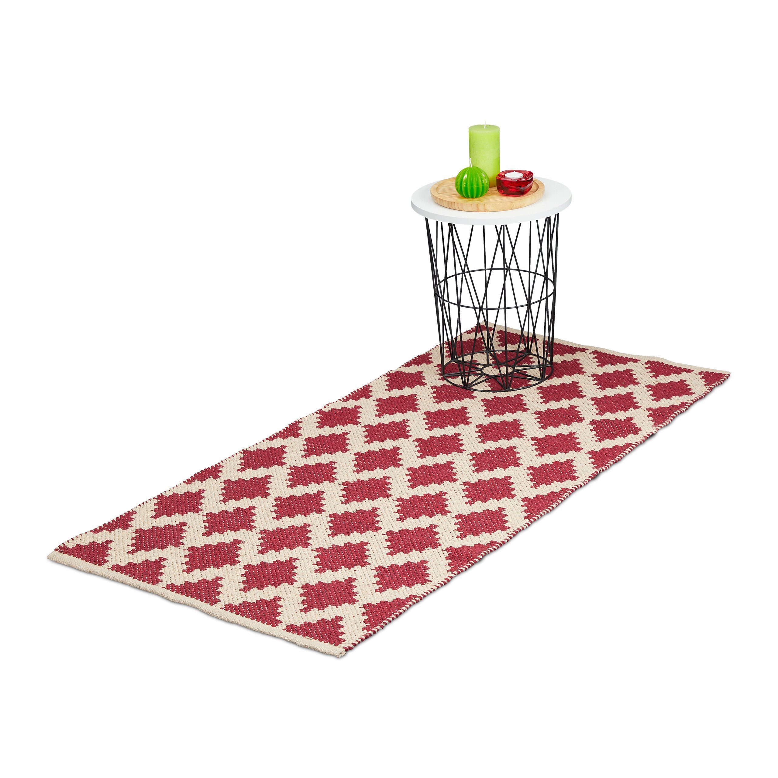 relaxdays Läufer Baumwolle 70 x 140 günstig online kaufen