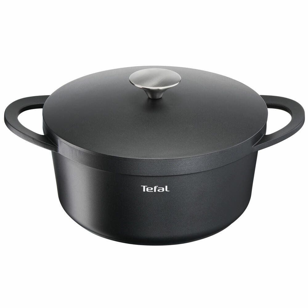 Tefal Schmortopf Trattoria Aluguss Ø 20 cm, Aluminiumguss