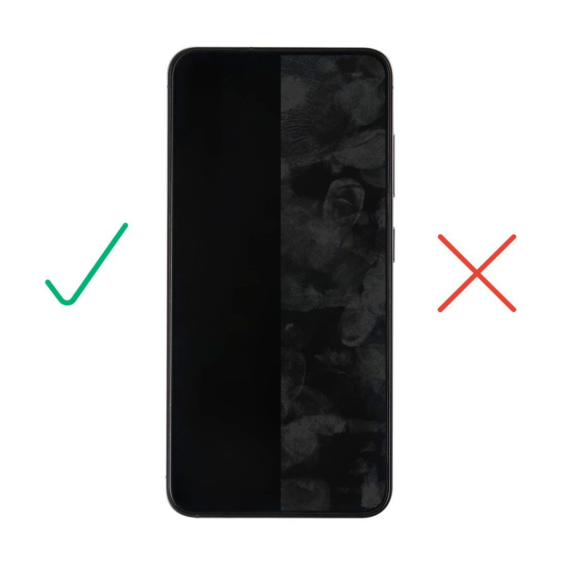 Hama Displayschutzglas Handy Schutzglas Sicherheitsglas Samsung Galaxy A37 5G für Samsung Galaxy A37 5G, Montagehilfe, Anti-Fingerabdruck, 0,33mm dünn, elektros – Bild 4 von 5