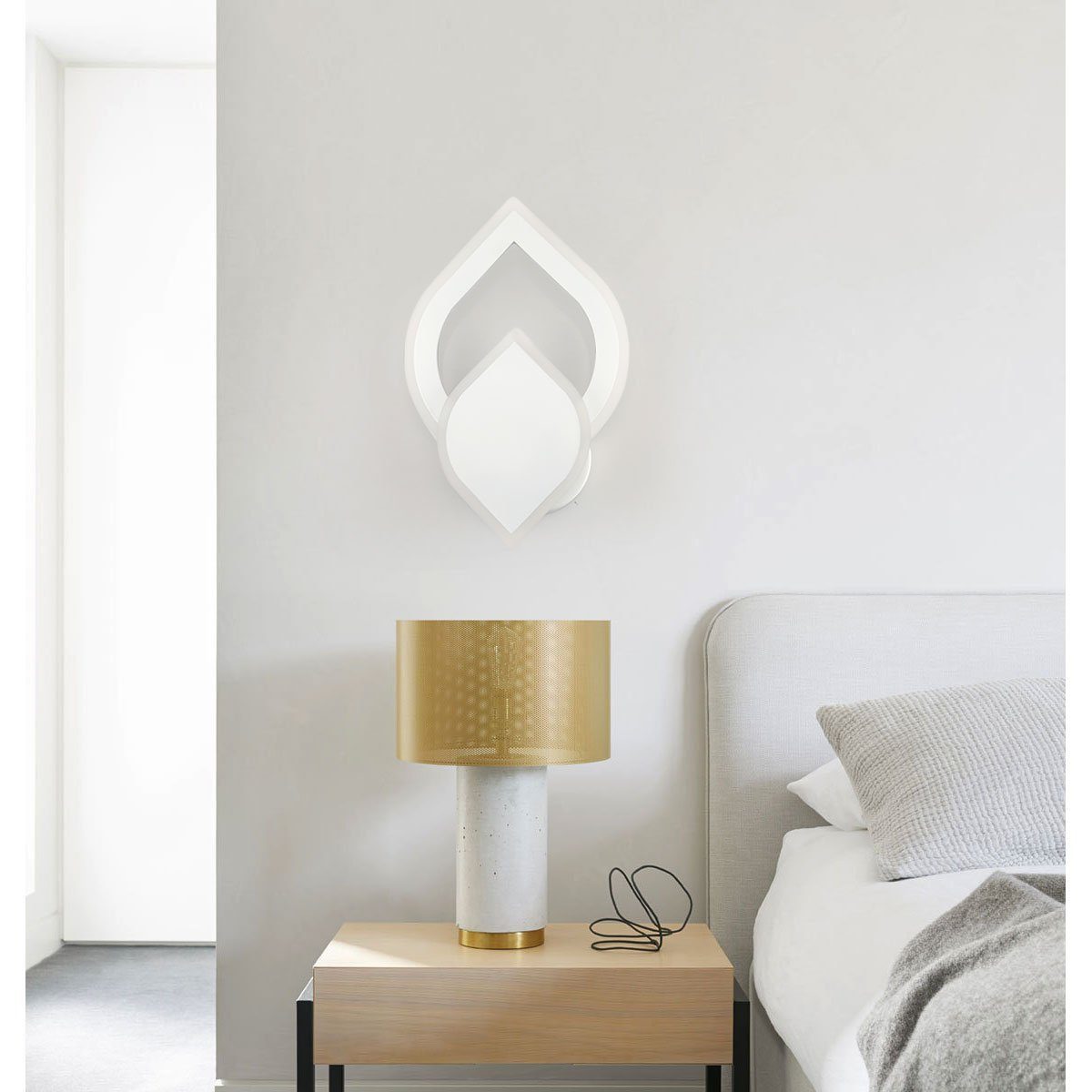 OULENBIYAR Wandleuchte Drehbare LED Wandlampe Innen günstig online kaufen