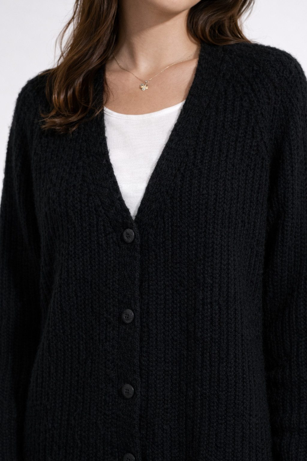 ITALY VIBES Strickjacke - Cardigan - gestrickte Jacke für Damen ONE SIZE / passend für Größe S - XXL