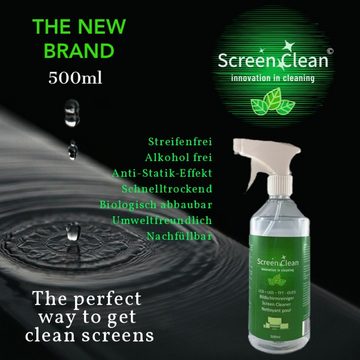 Screen Clean Reinigungs-Set Screen Clean 500ml LCD-TFT-LED Screen Cleaner, (1-St)