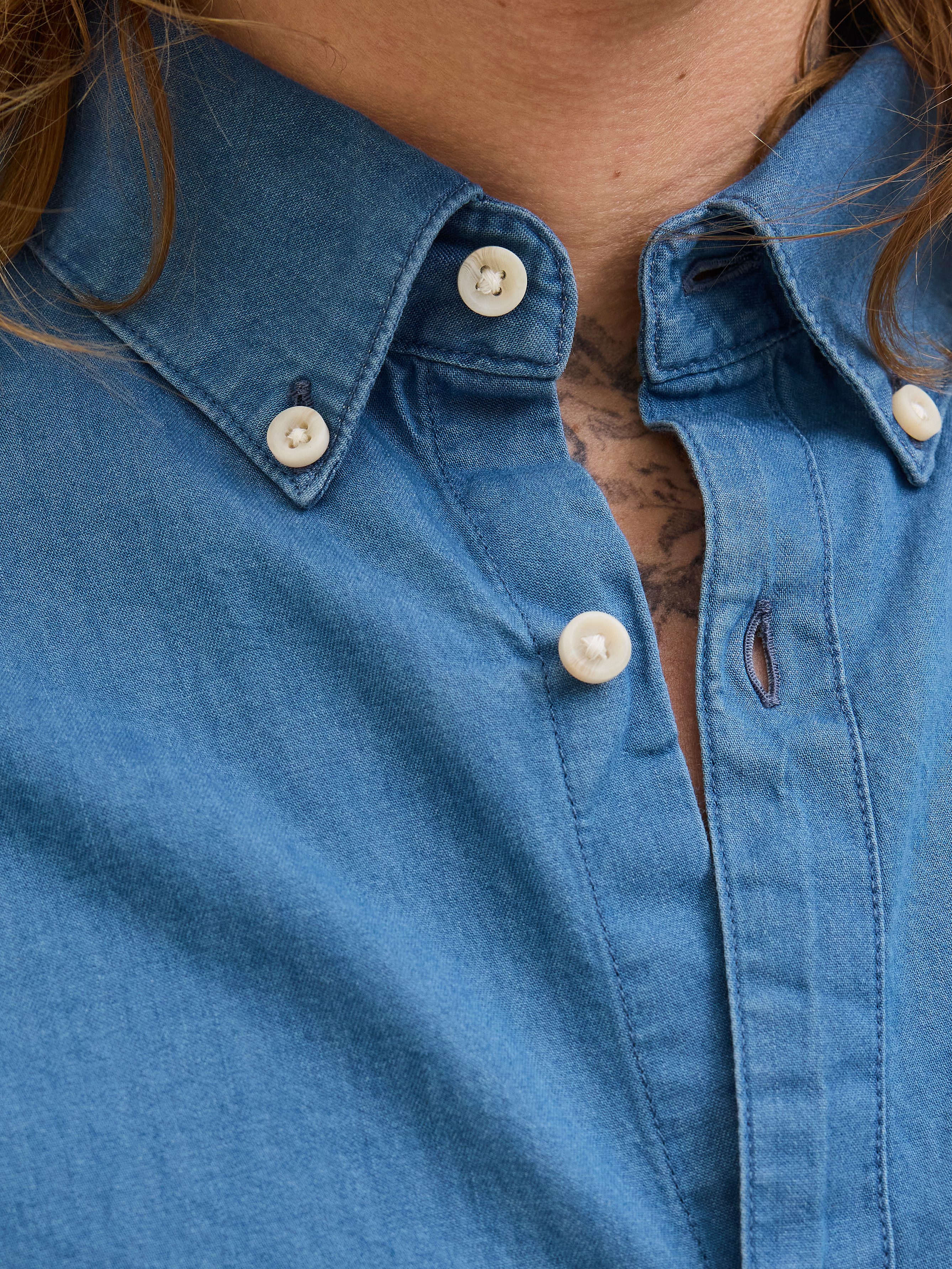 Jack & Jones Langarmhemd JJEPERFECT DENIM SHIRT LS NOOS