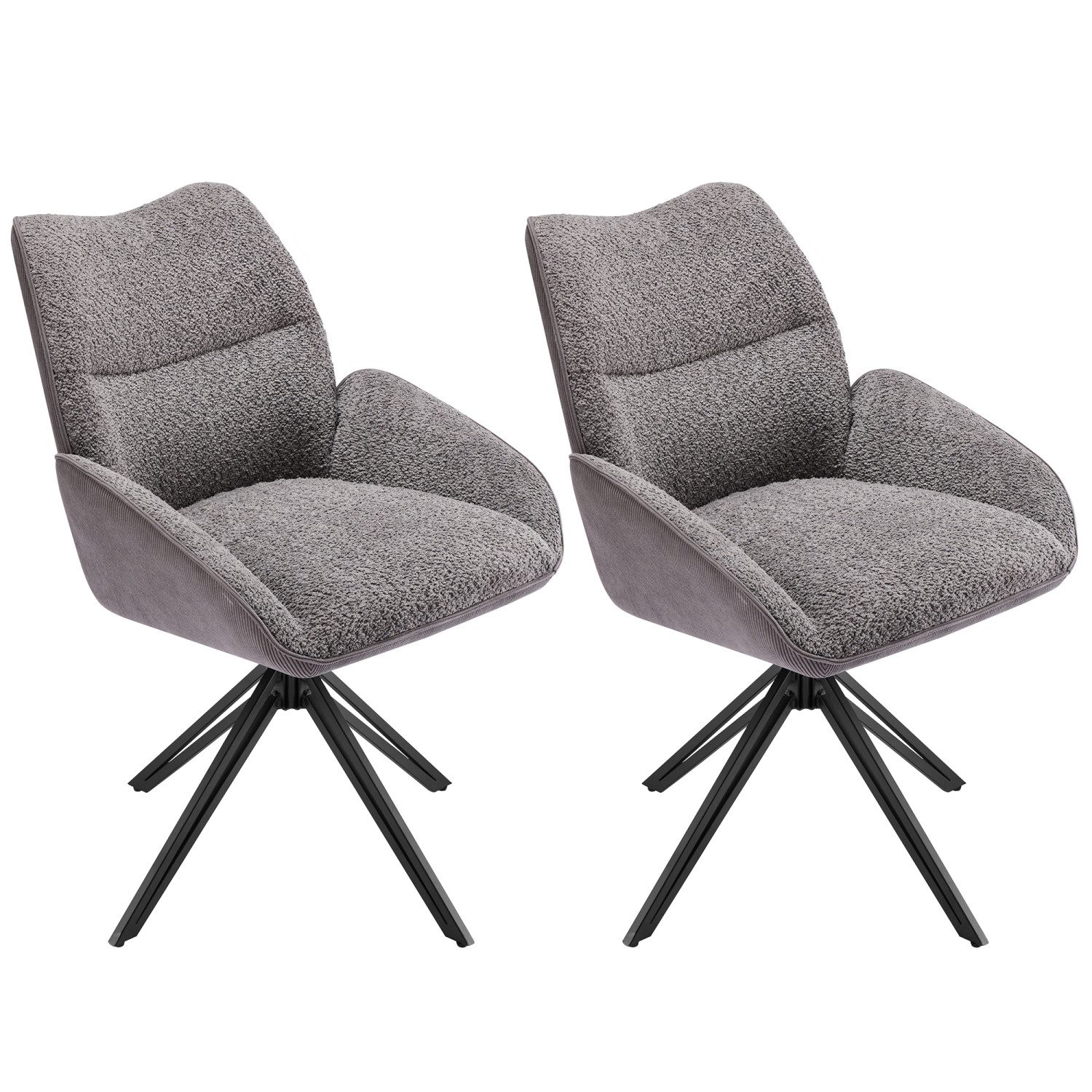 Flieks Esszimmerstuhl (360° drehbar, Set, 2 günstig online kaufen