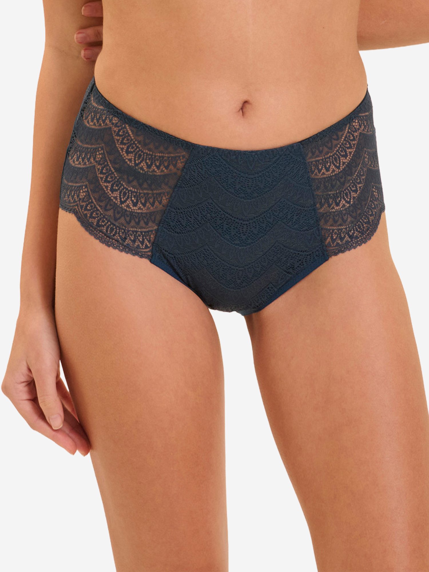 SIMONE PERELE Taillenslip Karma (1-St) Taillen Slip - Leicht transparent - Mit grafischer Spitze