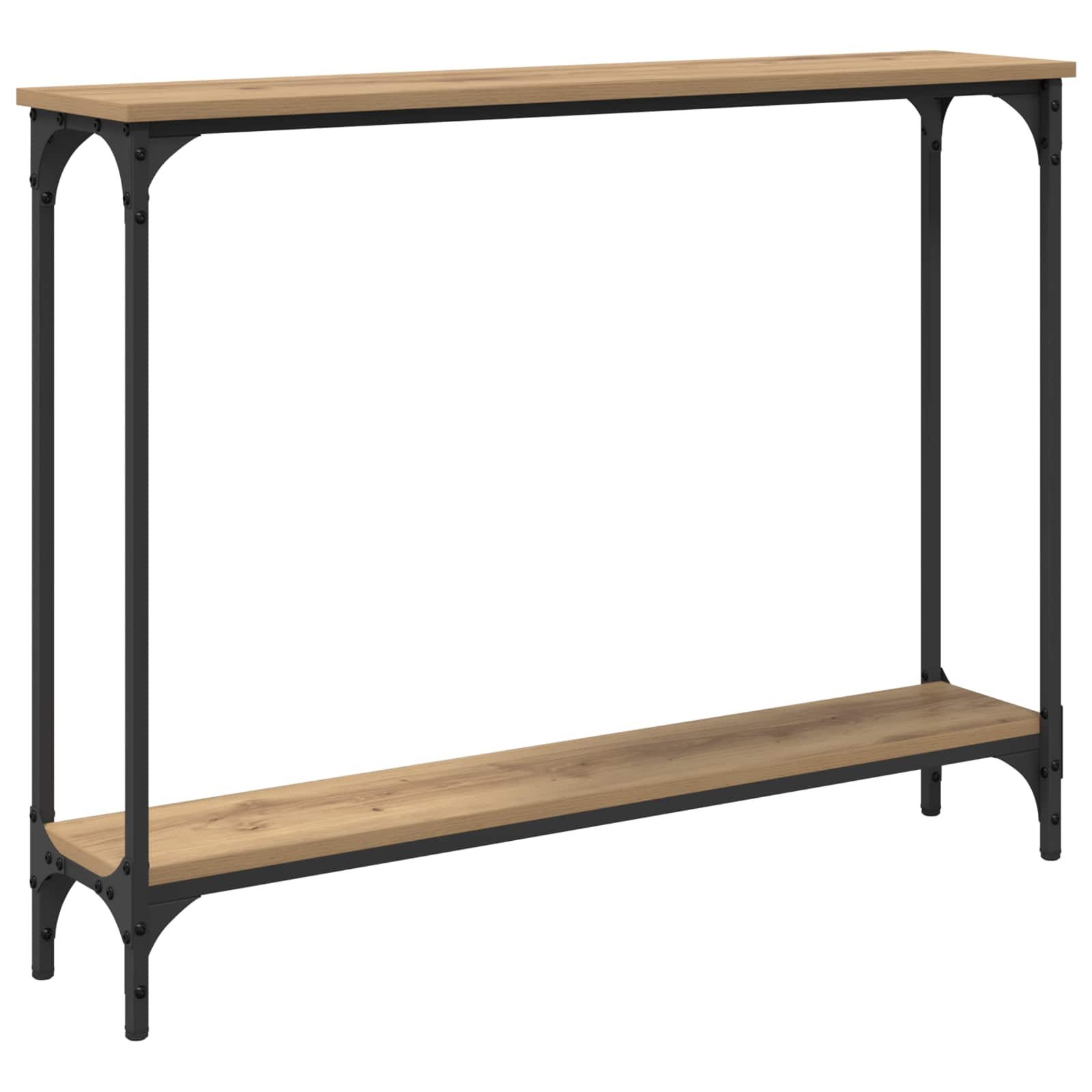 vidaXL Beistelltisch Konsolentisch Artisan-Eiche 100 x 22,5 x 75 cm Holzwerkstoff (1-St)