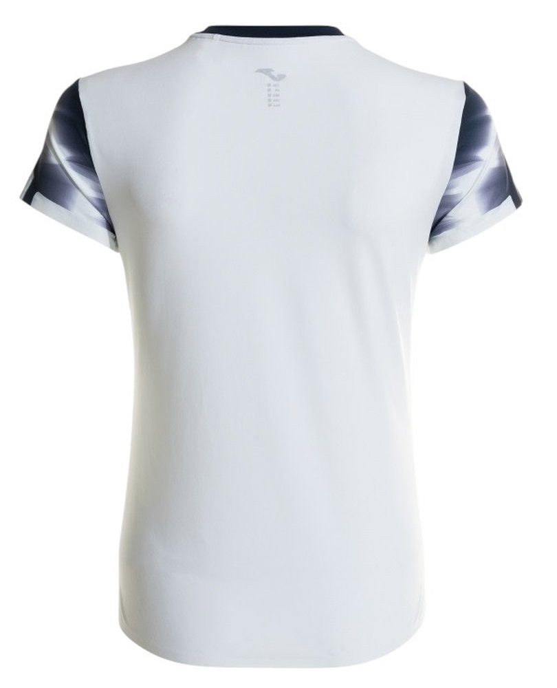 Joma Laufshirt Lauf-Shirt Elite XI (schnelltrocknend, atmungsaktiv) weiss/marineblau