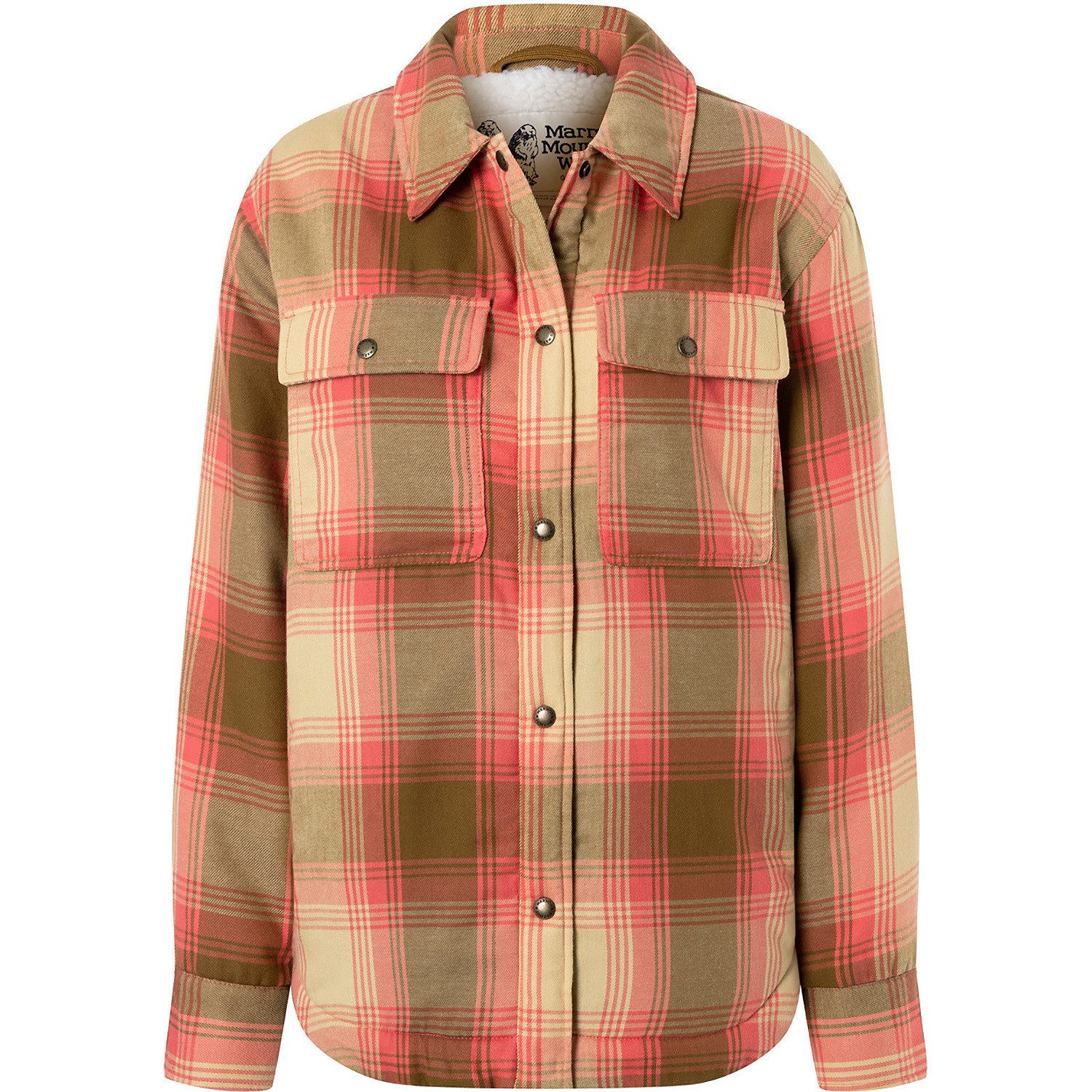 Marmot Regenjacke Jacke W RIDGEFIELD SHERPA LINED FLANNEL JACKET