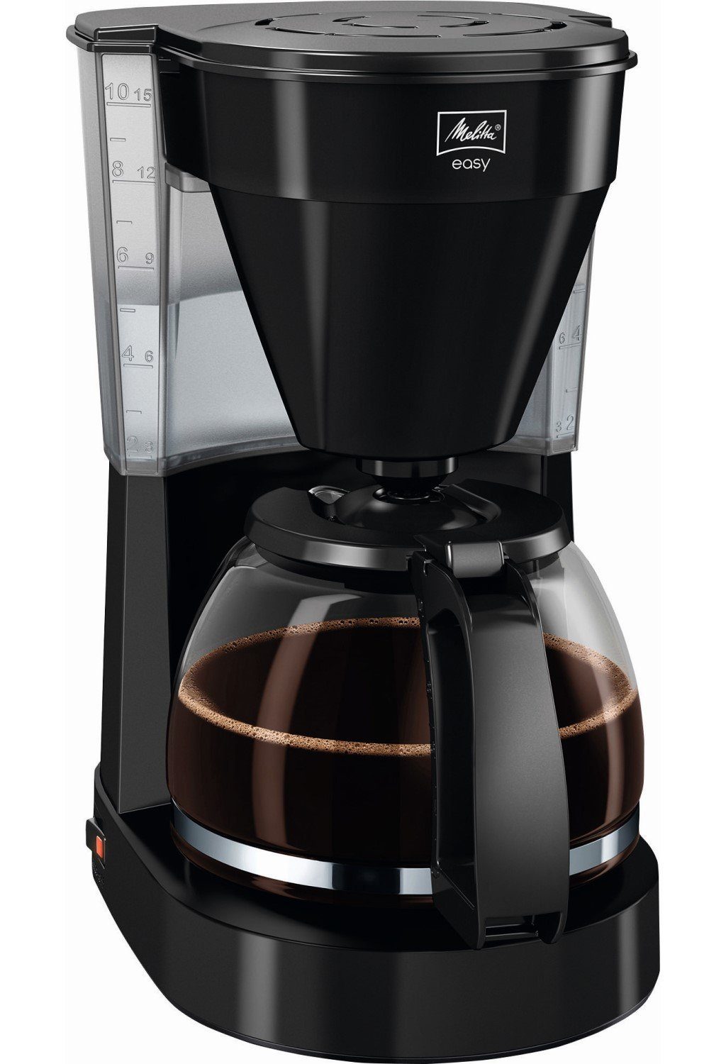 Melitta Filterkaffeemaschine, Schwenkfilter, 10 Tassen (15 kleine Tassen) schwarz
