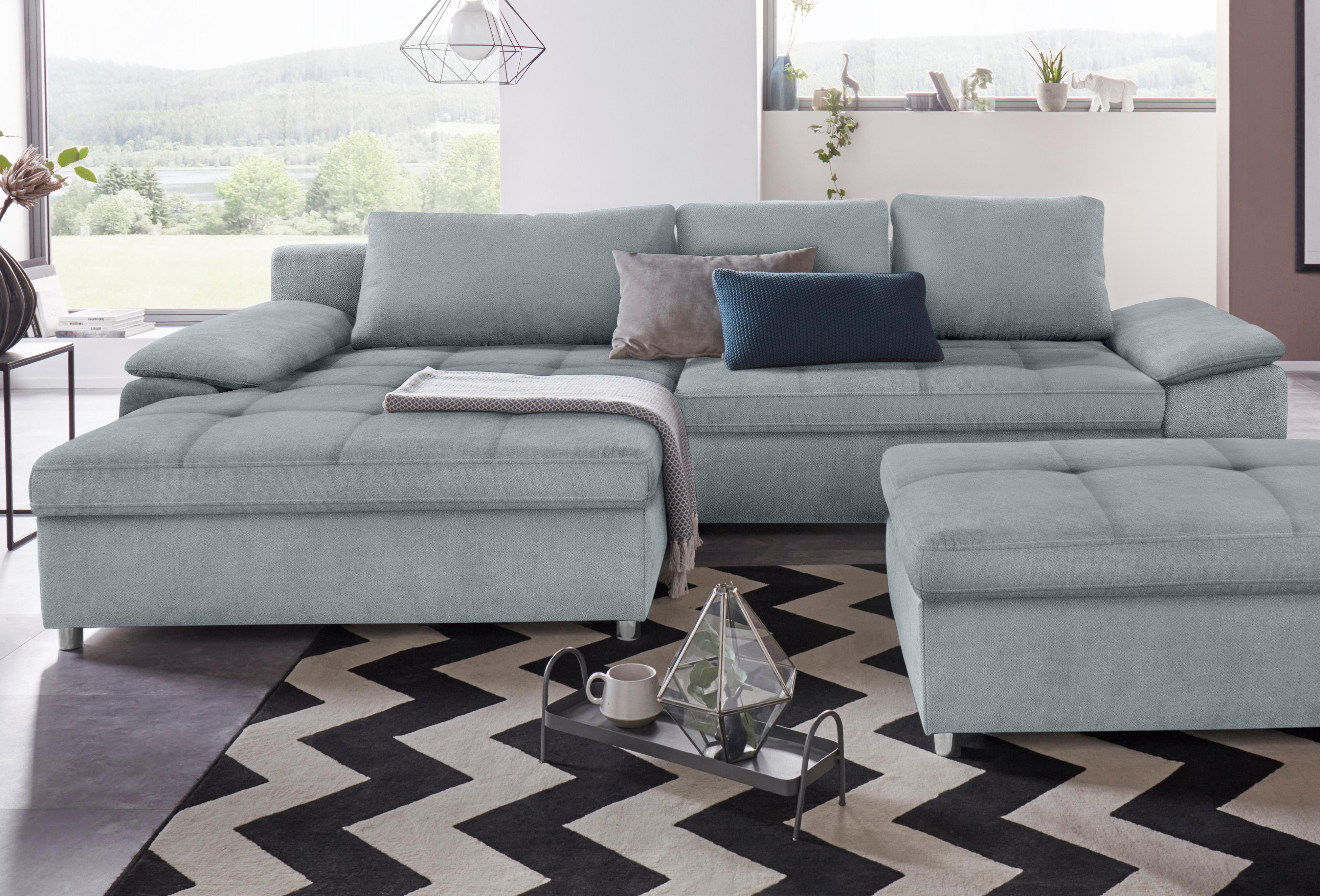 sit&more Ecksofa "Labene L-Form", wahlweise mit Bettfunktion und Bettkasten günstig online kaufen