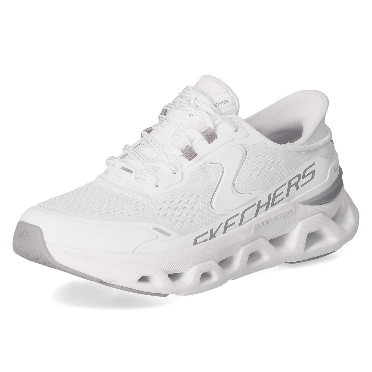 Skechers Skechers 150510 WHT Damen Textil & Synthetik weiss Schnürschuh günstig online kaufen