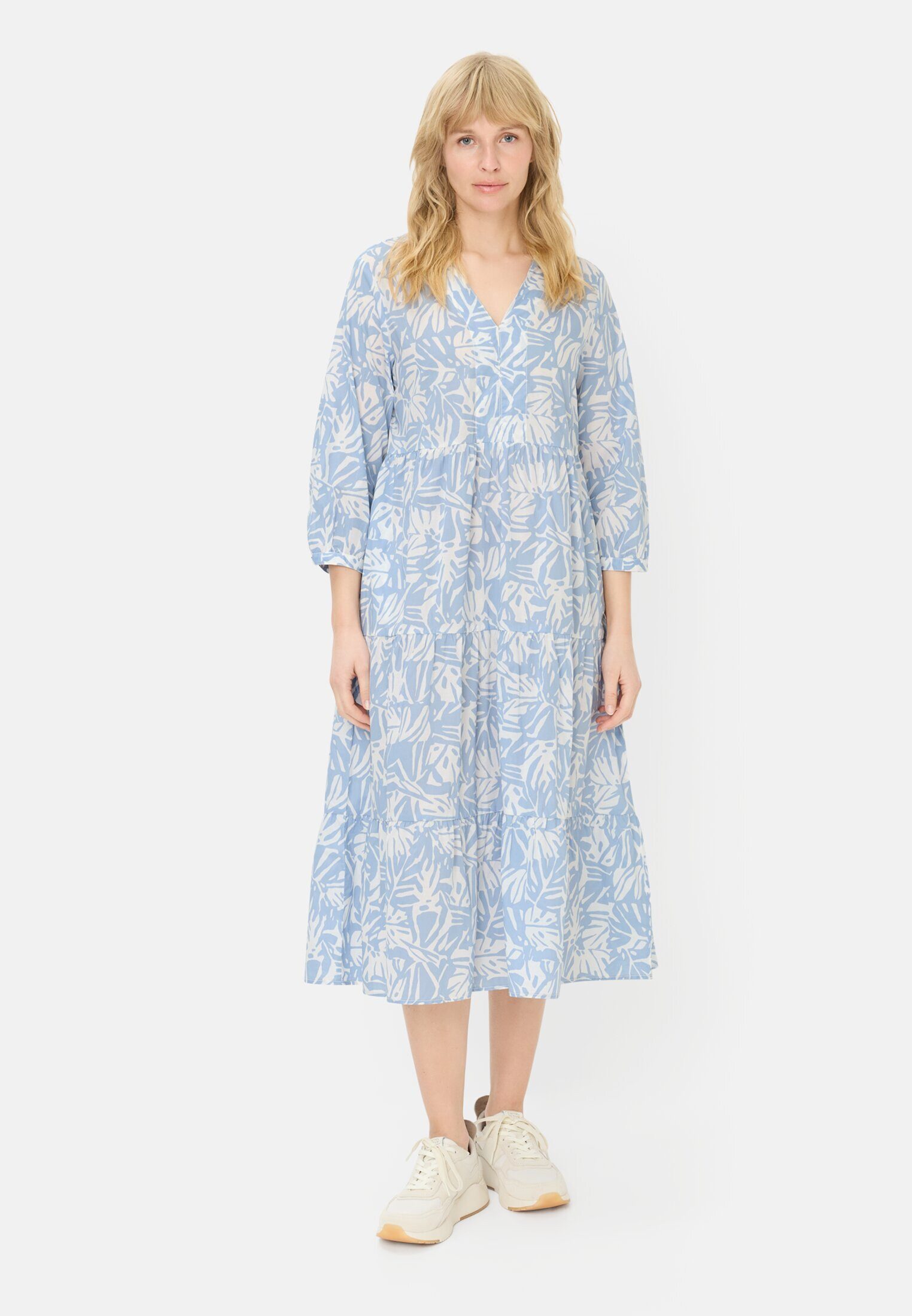 camel active Sommerkleid Mittellanges Sommerkleid mit Allover-Print günstig online kaufen