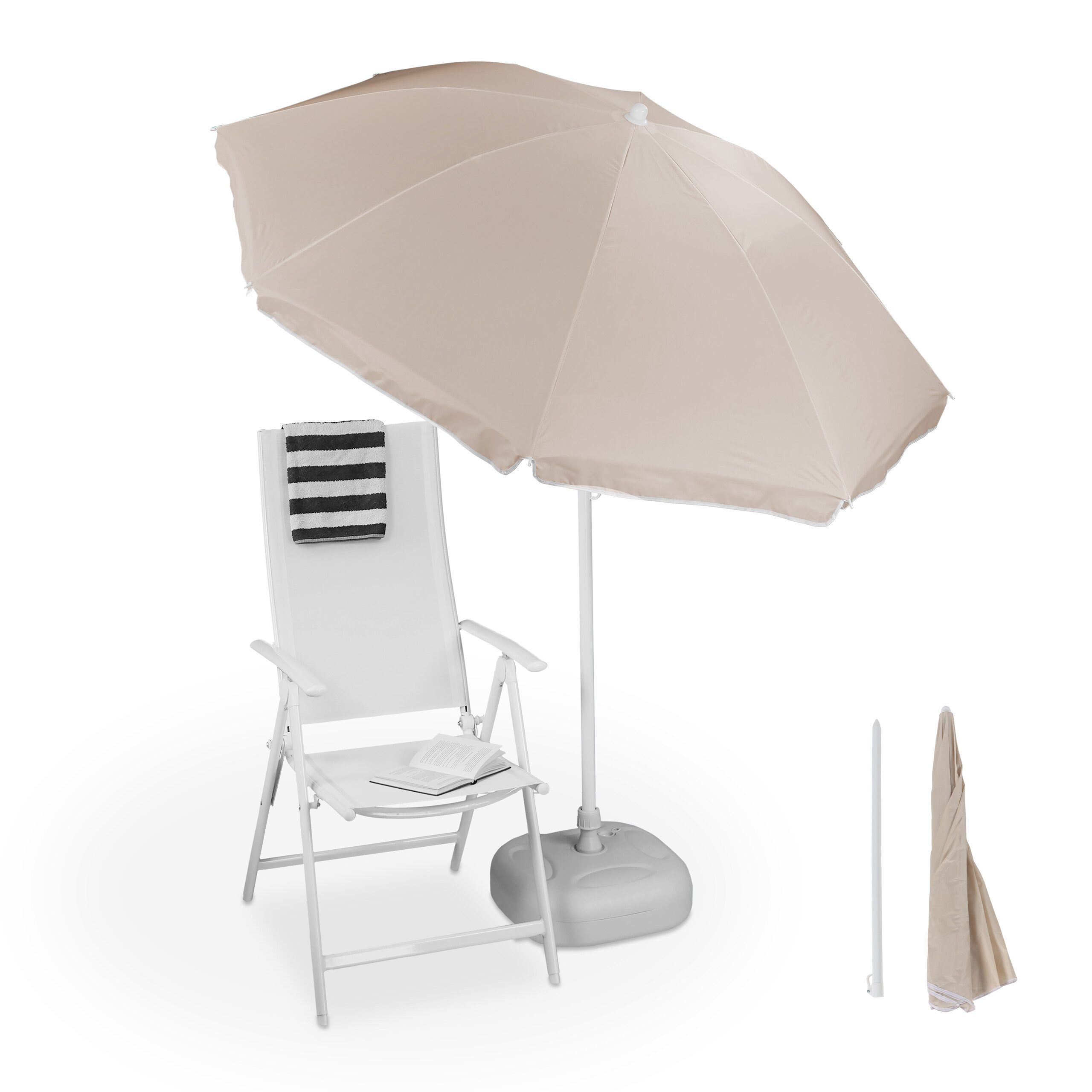 Balkonschirm Sonnenschirm 180 cm
