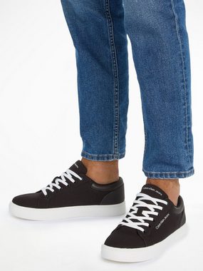 Calvin Klein Jeans CLASSIC CUPSOLE LOW LTH IN DC Sneaker mit seitlichem Logoschriftzug, Freizeitschuh, Halbschuh, Schnürschuh