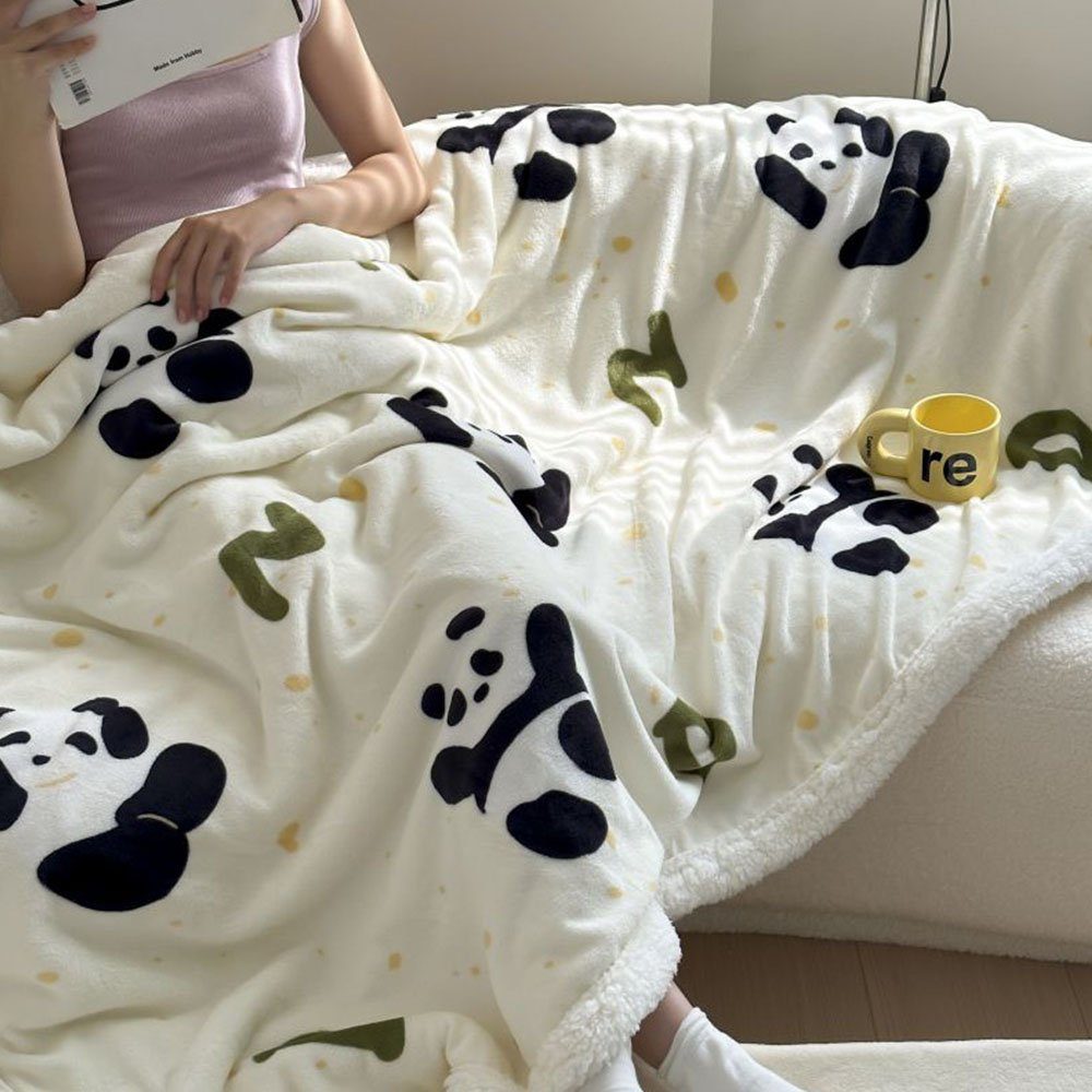 100*150cm, Tagesdecke leichte gemütliche weiche für Couch Decken FELIXLEO Fleecedecke