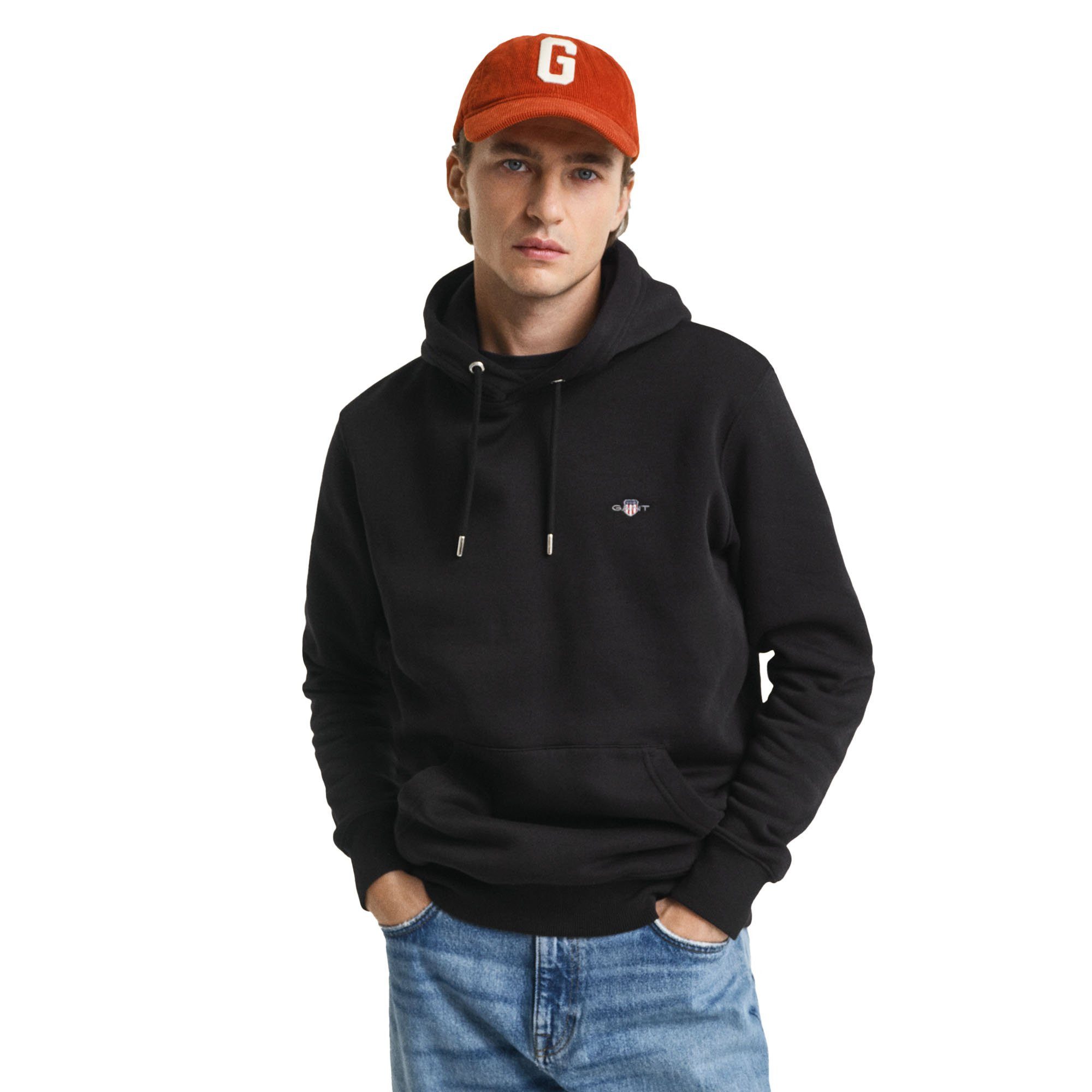 Gant Hoodie "REG SHIELD HOODIE", mit Logostickerei auf der Brust günstig online kaufen