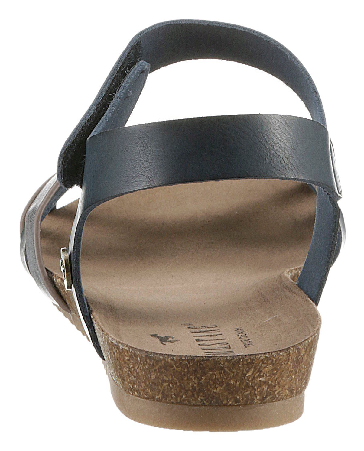 Mustang Shoes Riemchensandale, Sommerschuh, Sandalette, Klettschuh, günstig online kaufen