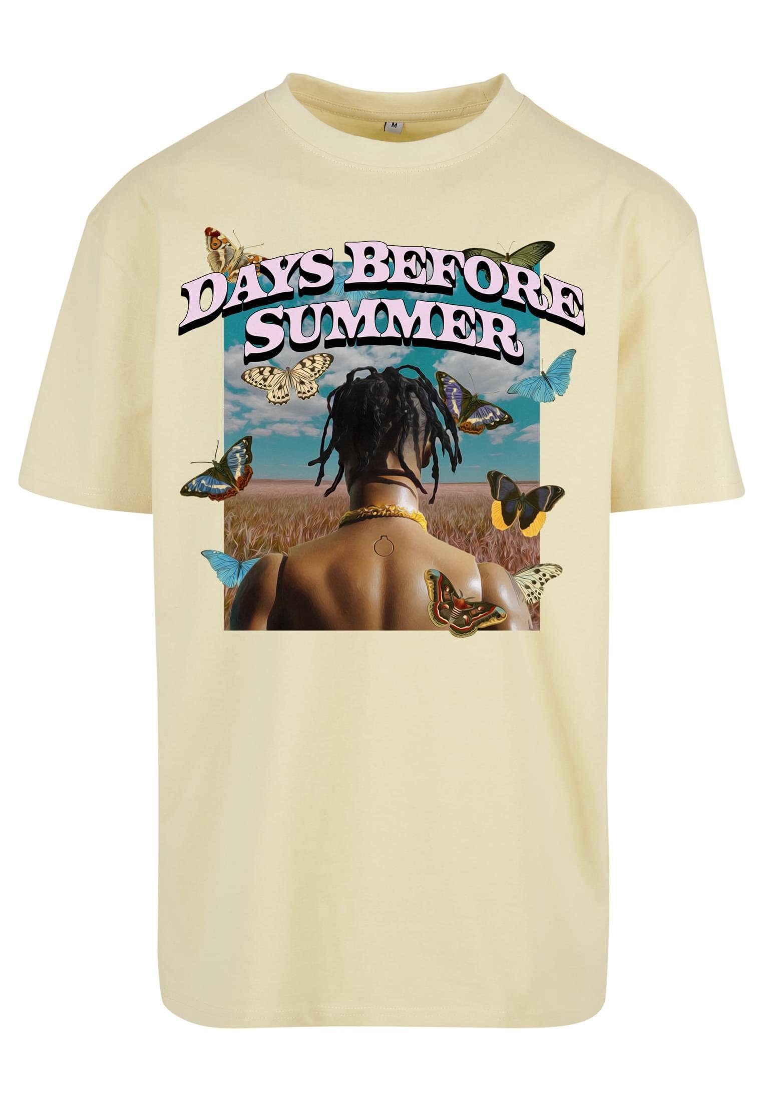 MT Upscale Upscale by Mister Tee Kurzarmshirt Herren Days Before Summer Oversized Tee (1-tlg) softyellow