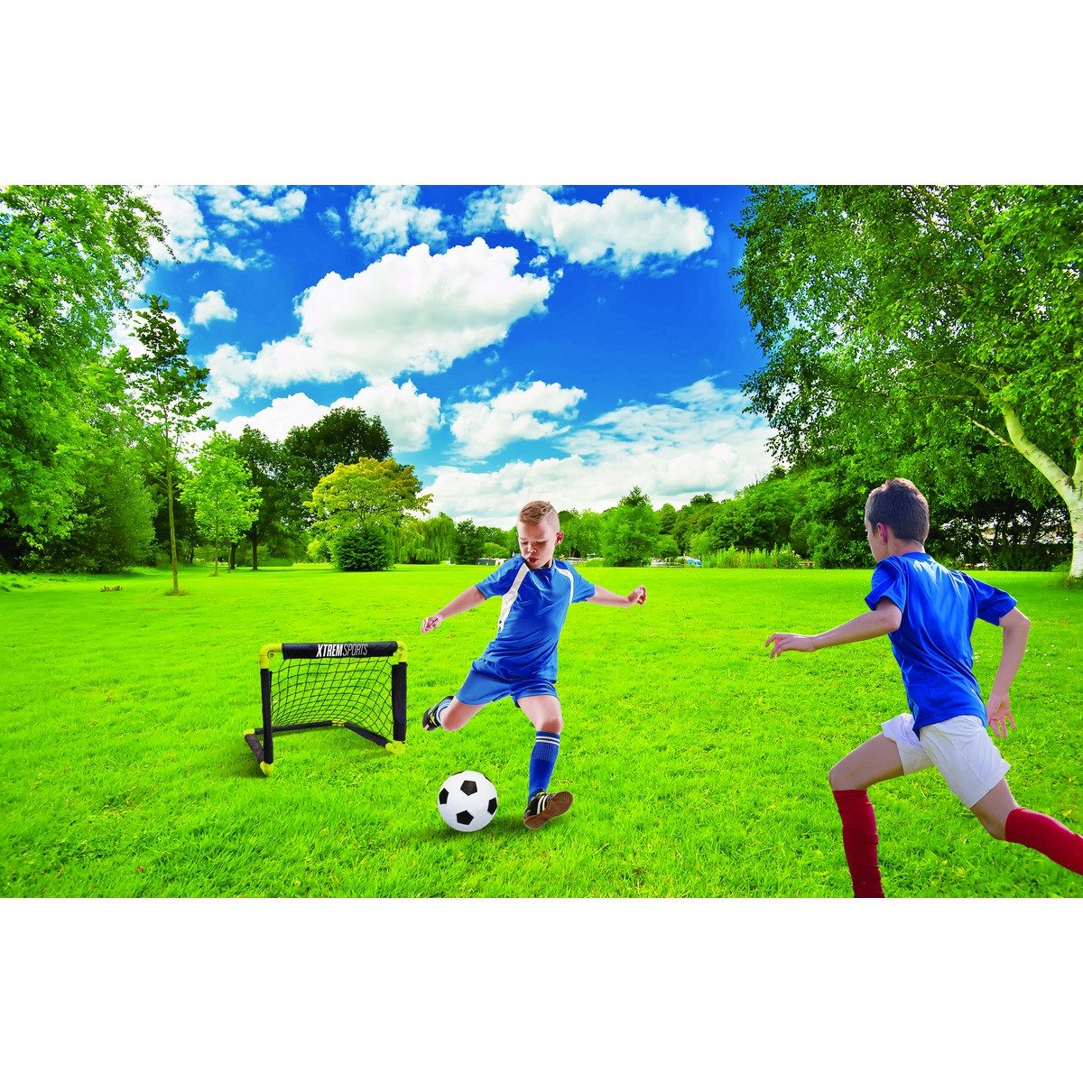 XTREM toys & sports Fußballtor Fussballtor Junior faltbar 50x44x44cm