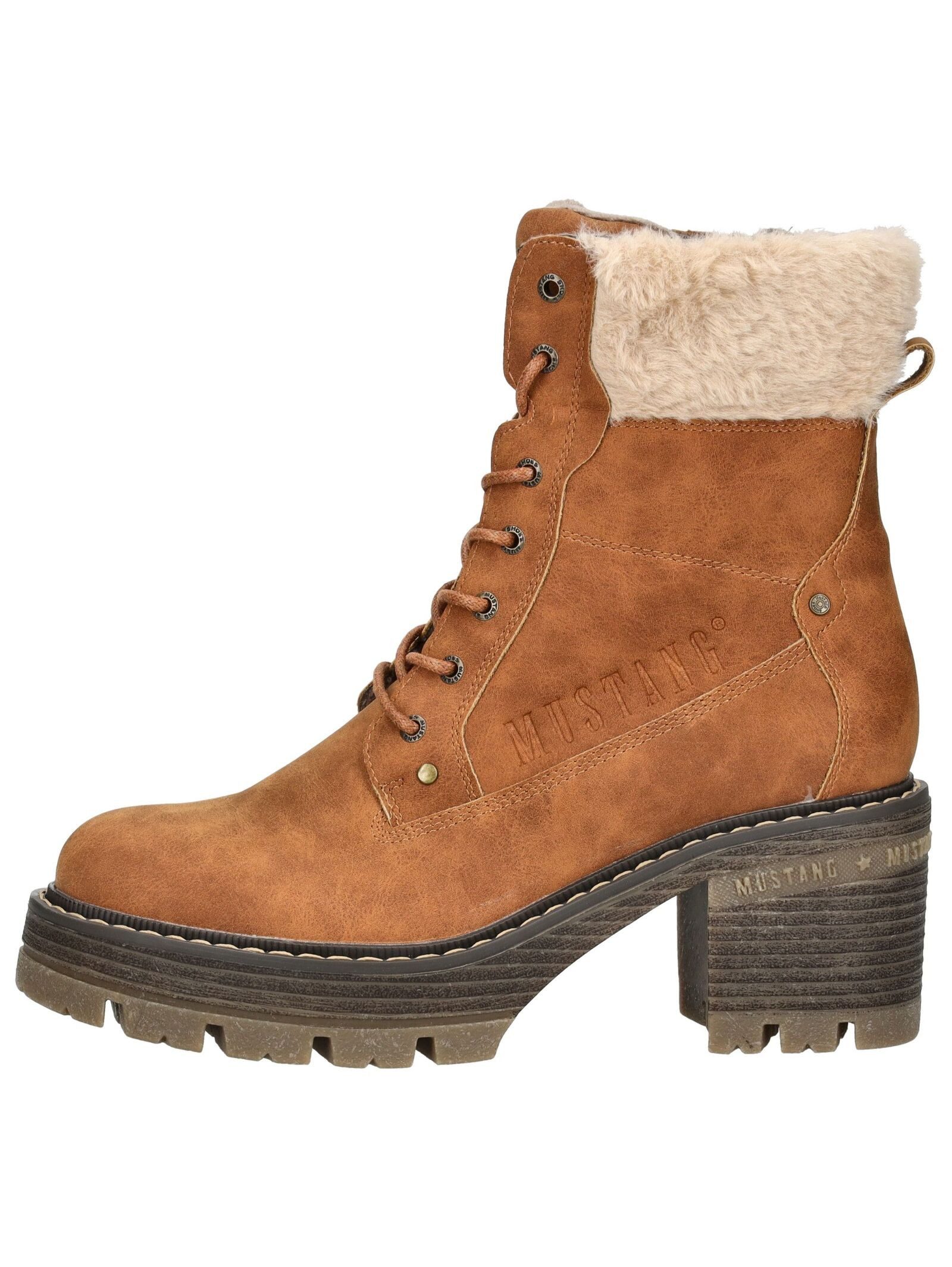 Mustang Shoes Mustang Shoes Stiefelette Lederimitat/Textil High-Heel-Stiefelette – Bild 2 von 5
