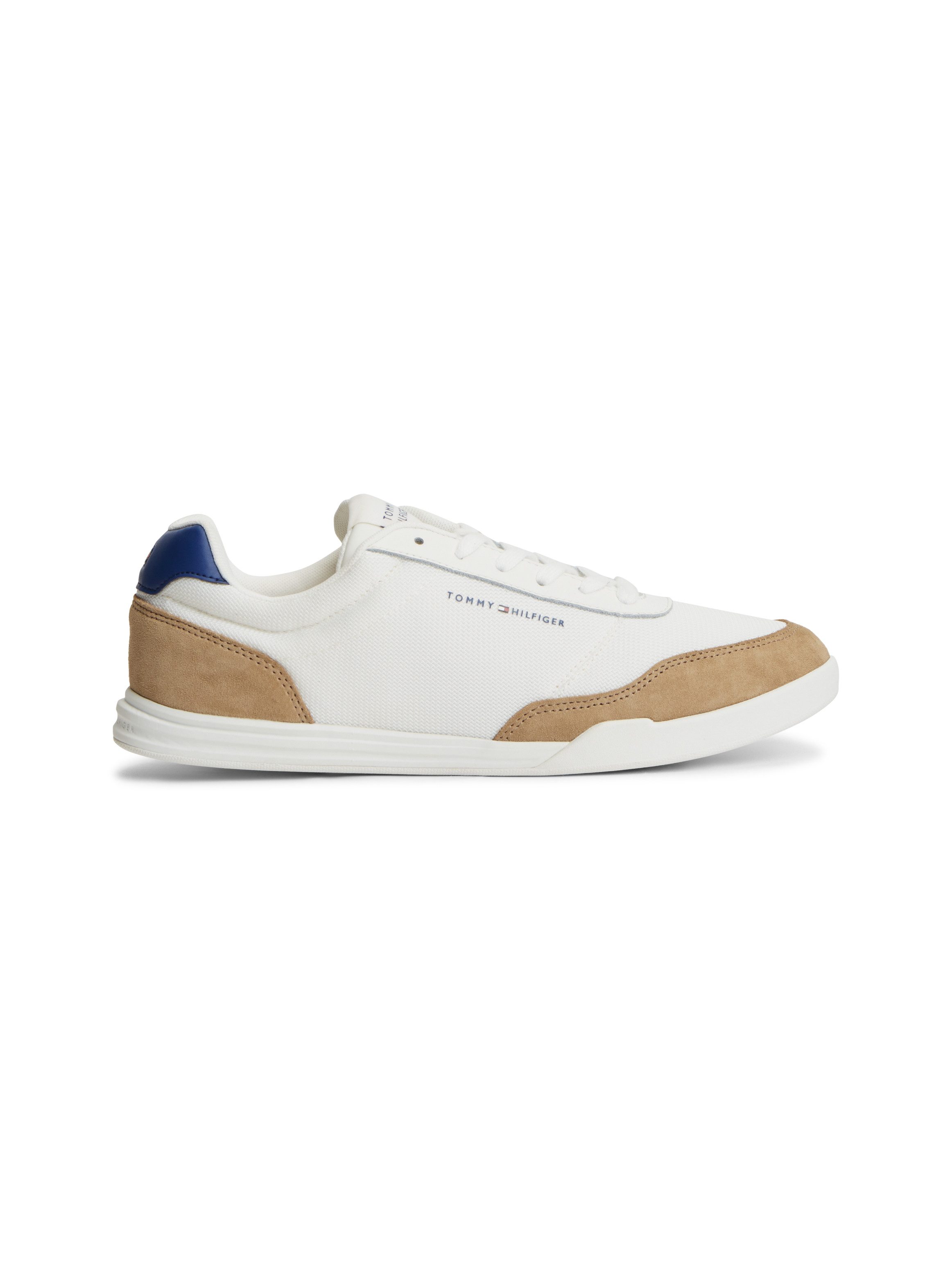 Tommy Hilfiger LO PRO CUPSOLE NYLON SUEDE MIX Sneaker Freizeitschuh, Halbschuh, Schnürschuh mit seitlichem Logo