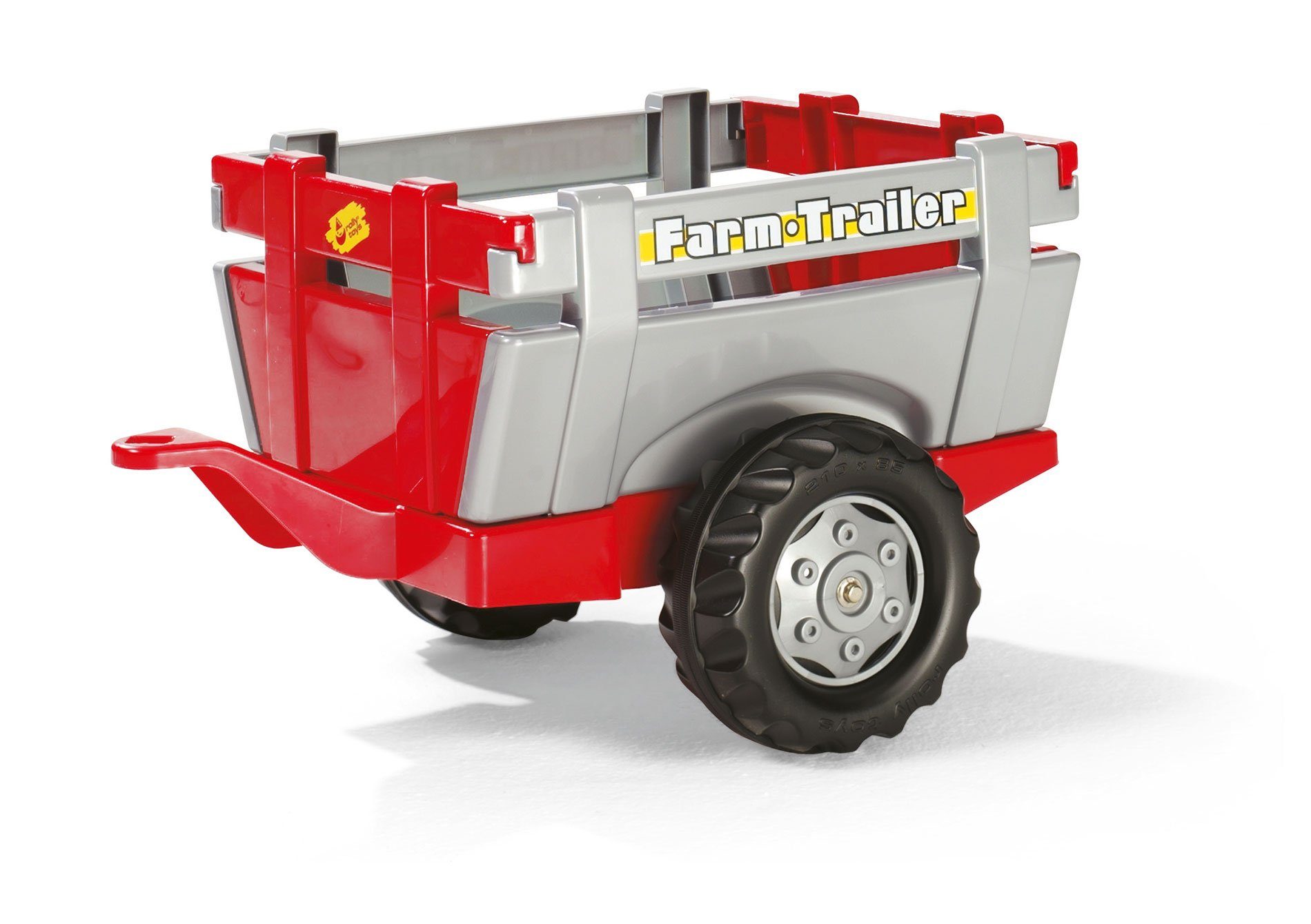 rolly toys® Trettraktor Rolly Toys Anhänger rot silber 122097