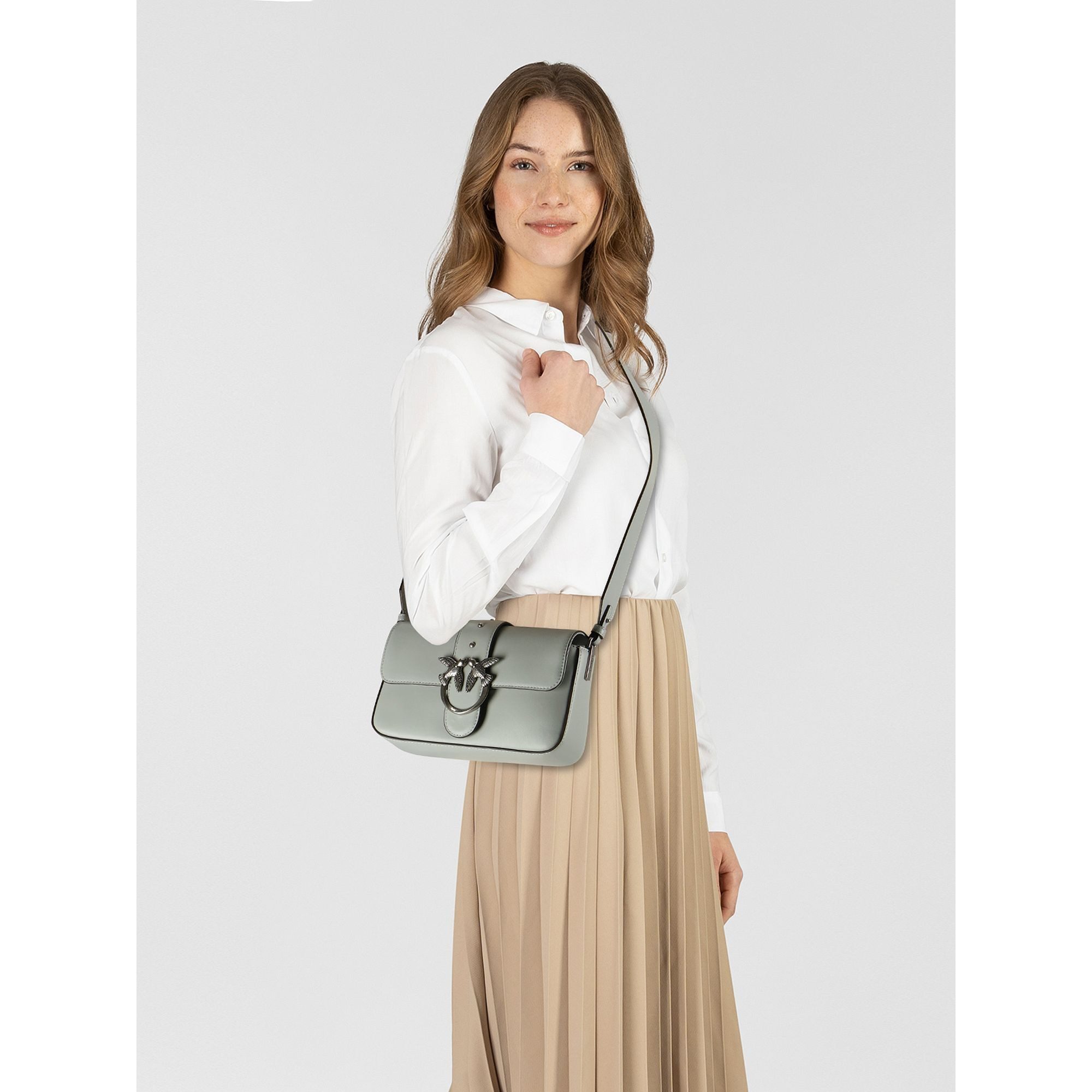 PINKO Umhängetasche Love One, Leder