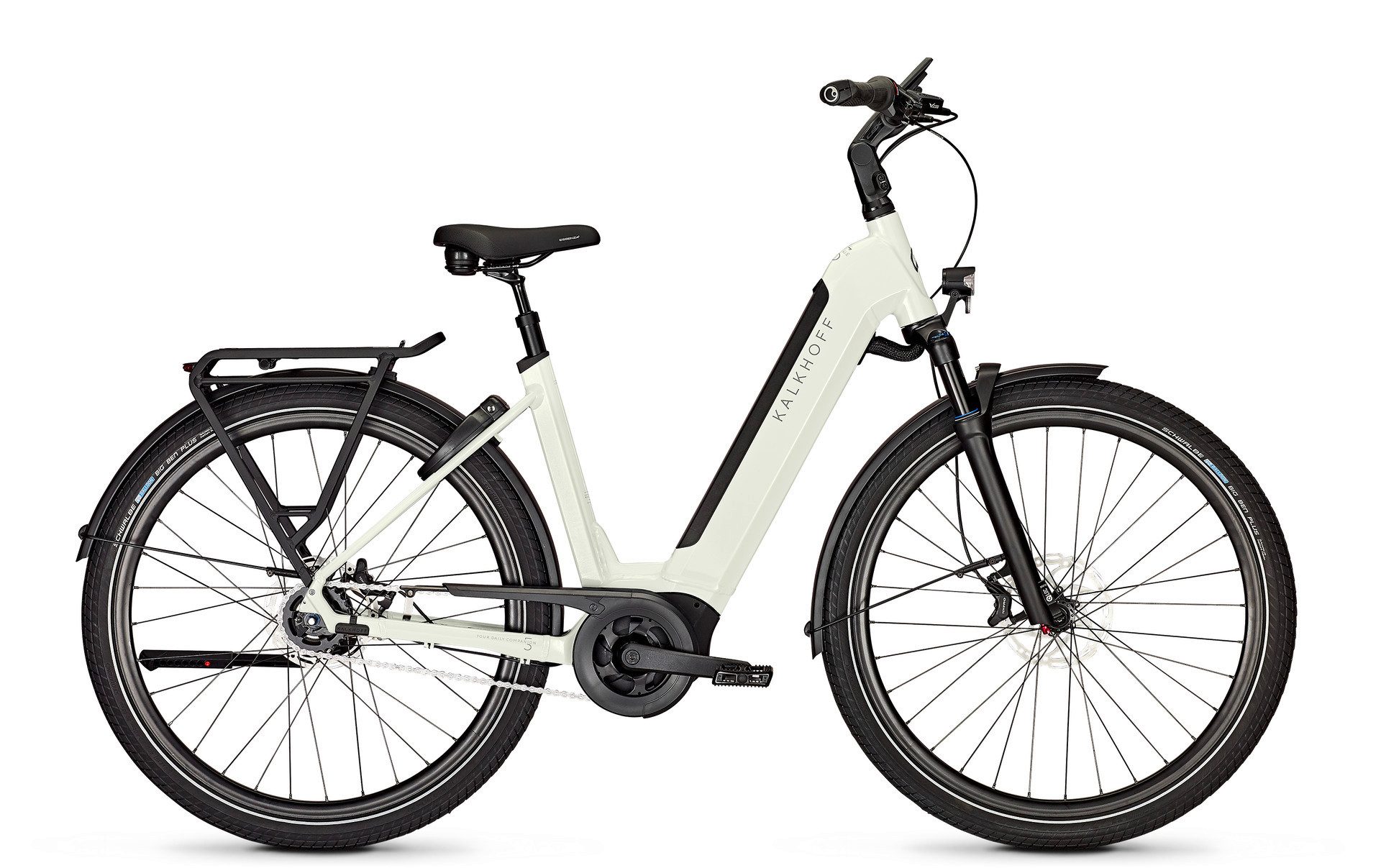 Kalkhoff E-Bike Kalkhoff Image 5.B Move+ FL 625 Wh Damen weiß 2024, 5 Gang, Nabenschaltung, Bosch Performance Line smart System, 625 Wh