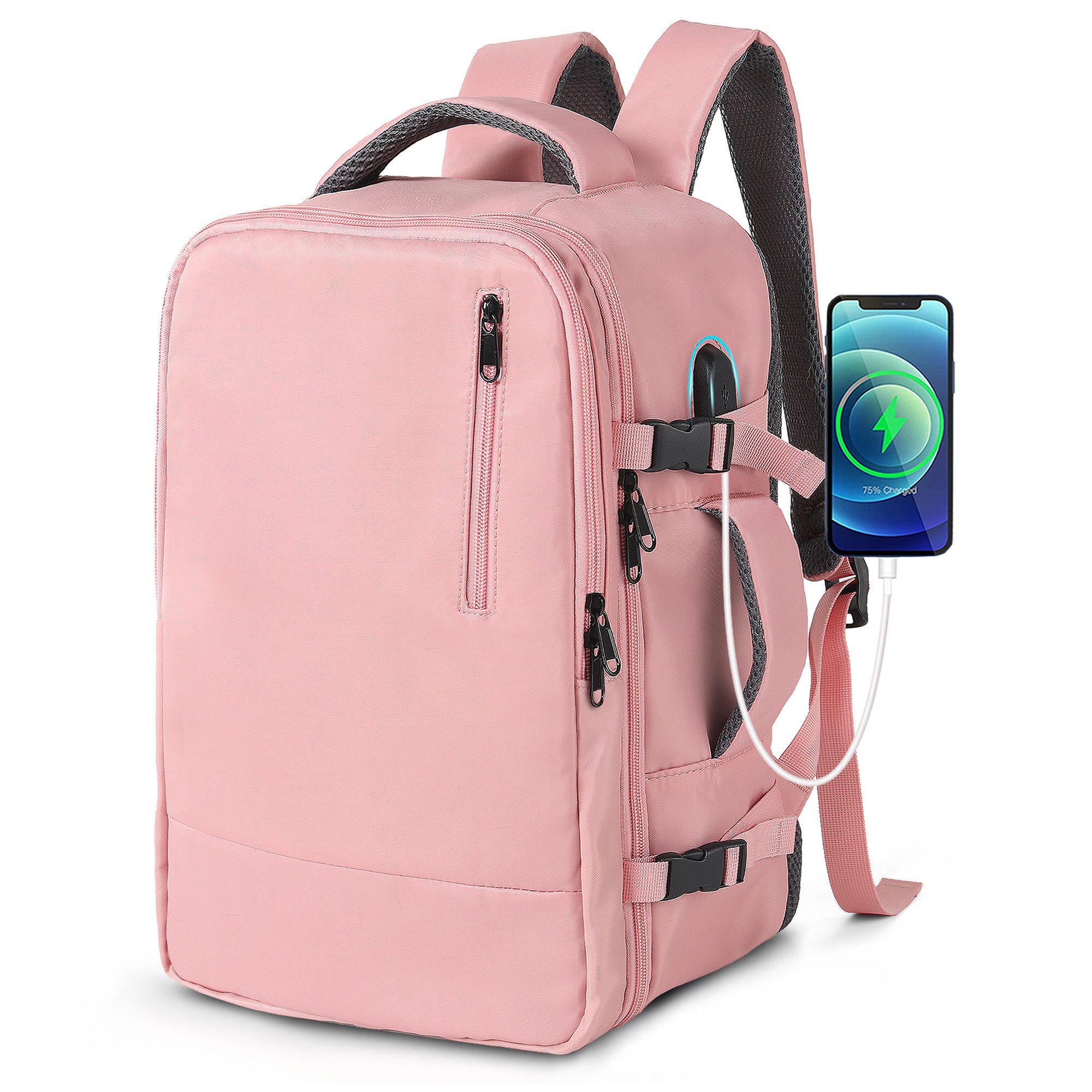 TAN.TOMI Cityrucksack Rucksack Wasserdichter Backpack Schultasche mit Lapto günstig online kaufen