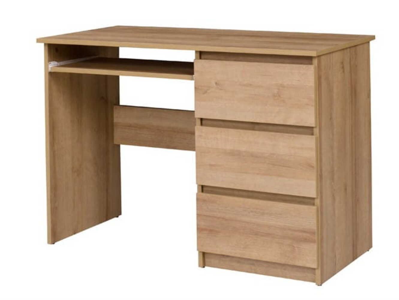 MOEBLO Schreibtisch MOON M09 (Computertisch für Büro Jugendzimmer Kinderzimmer, Einladende Arbeitsfläche für Kreativität und Produktivität, Kinderschreibtisch Schülerschreibtisch Bürotisch), - (BxHxT): 110x75x51 cm